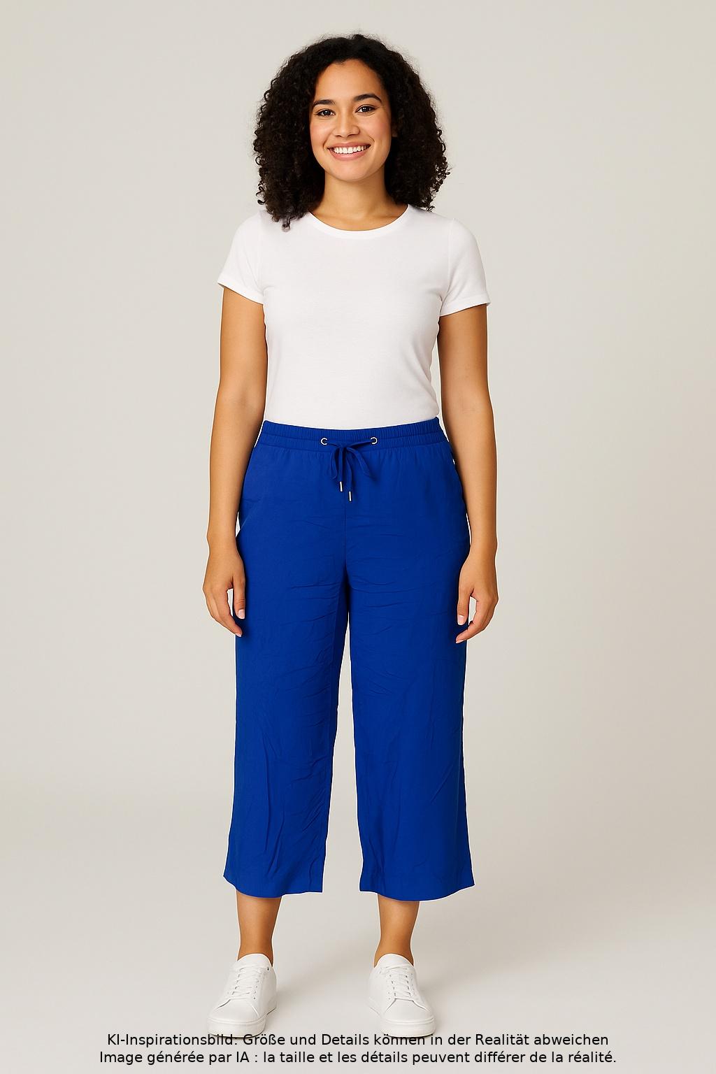 

Street One Damen Stoffhose, blau, Gr. 44