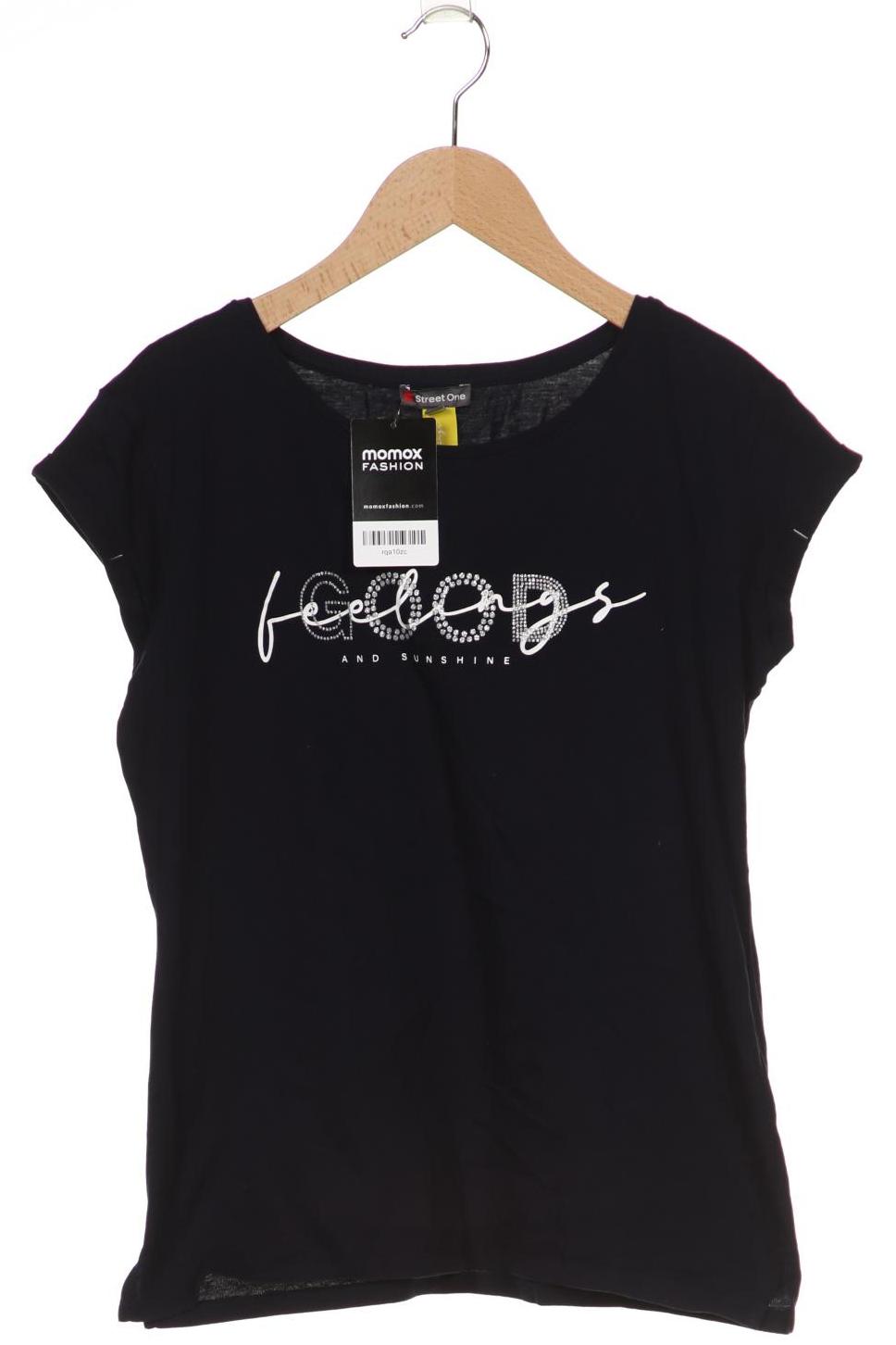 

Street One Damen T-Shirt, marineblau, Gr. 34