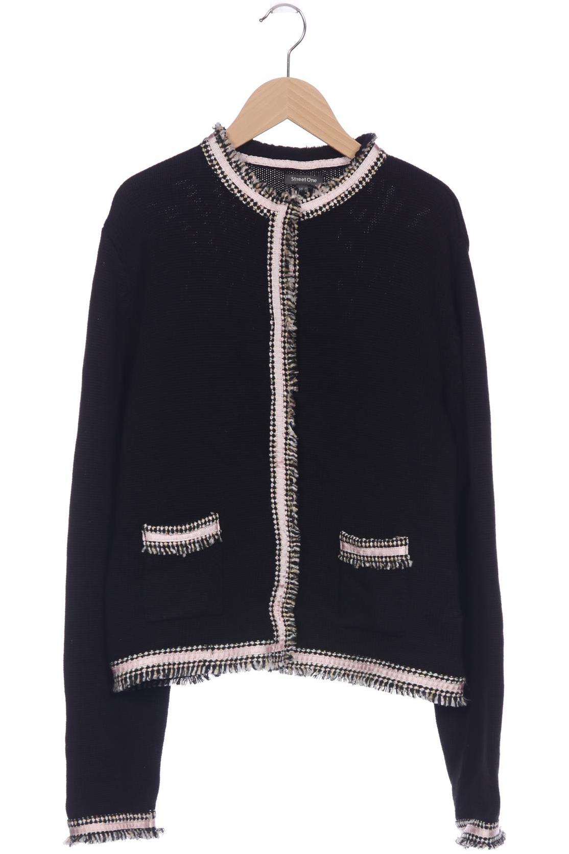 

Street One Damen Strickjacke, schwarz, Gr. 42