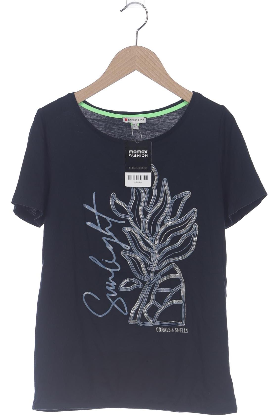 

Street One Damen T-Shirt, marineblau, Gr. 34