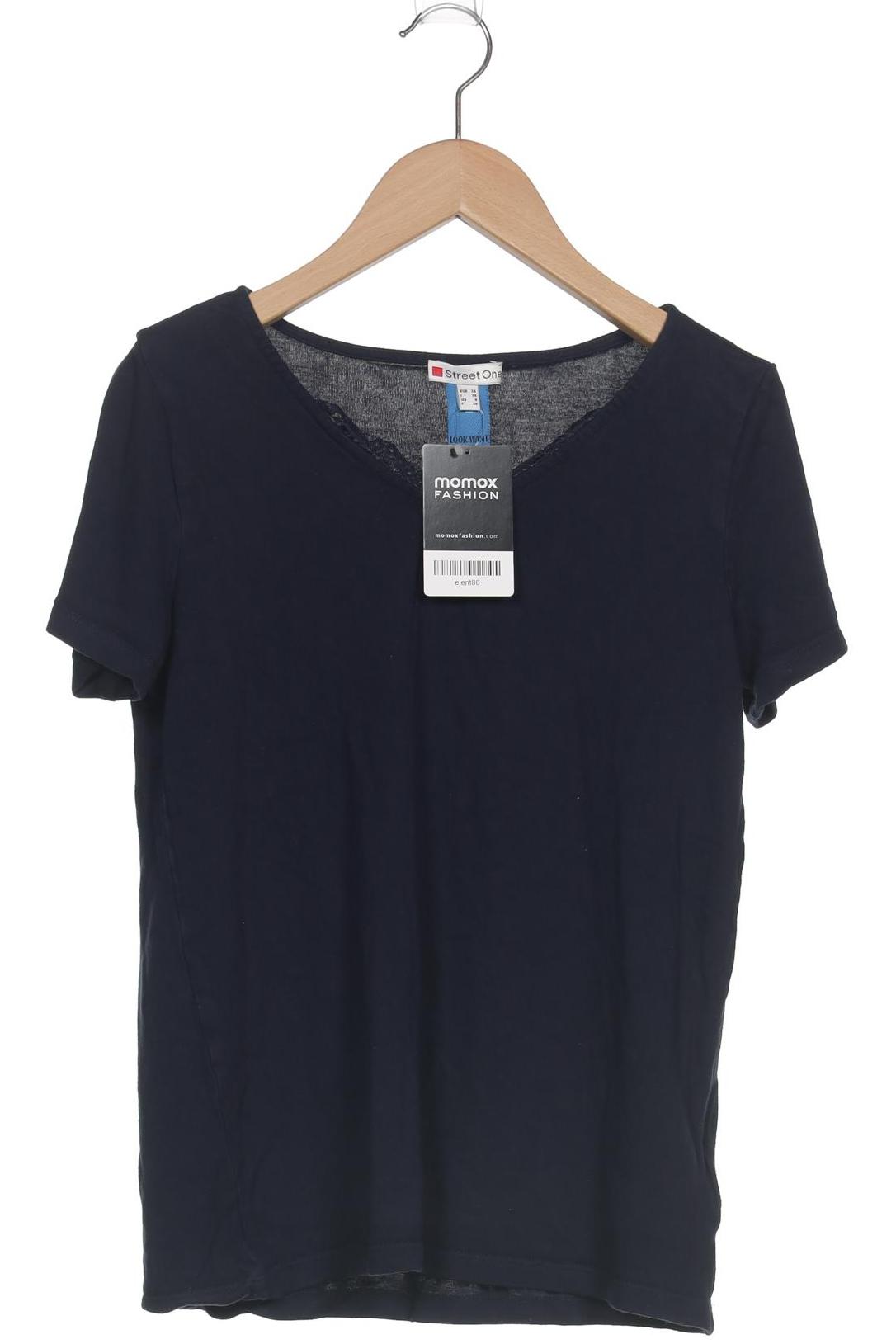 

Street One Damen T-Shirt, marineblau, Gr. 34