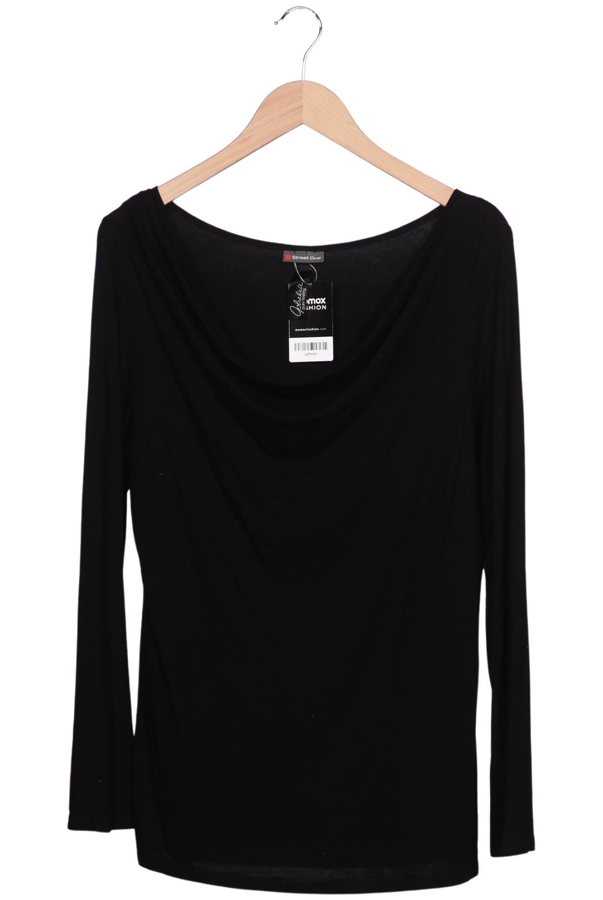 

Street One Damen Langarmshirt, schwarz, Gr. 42