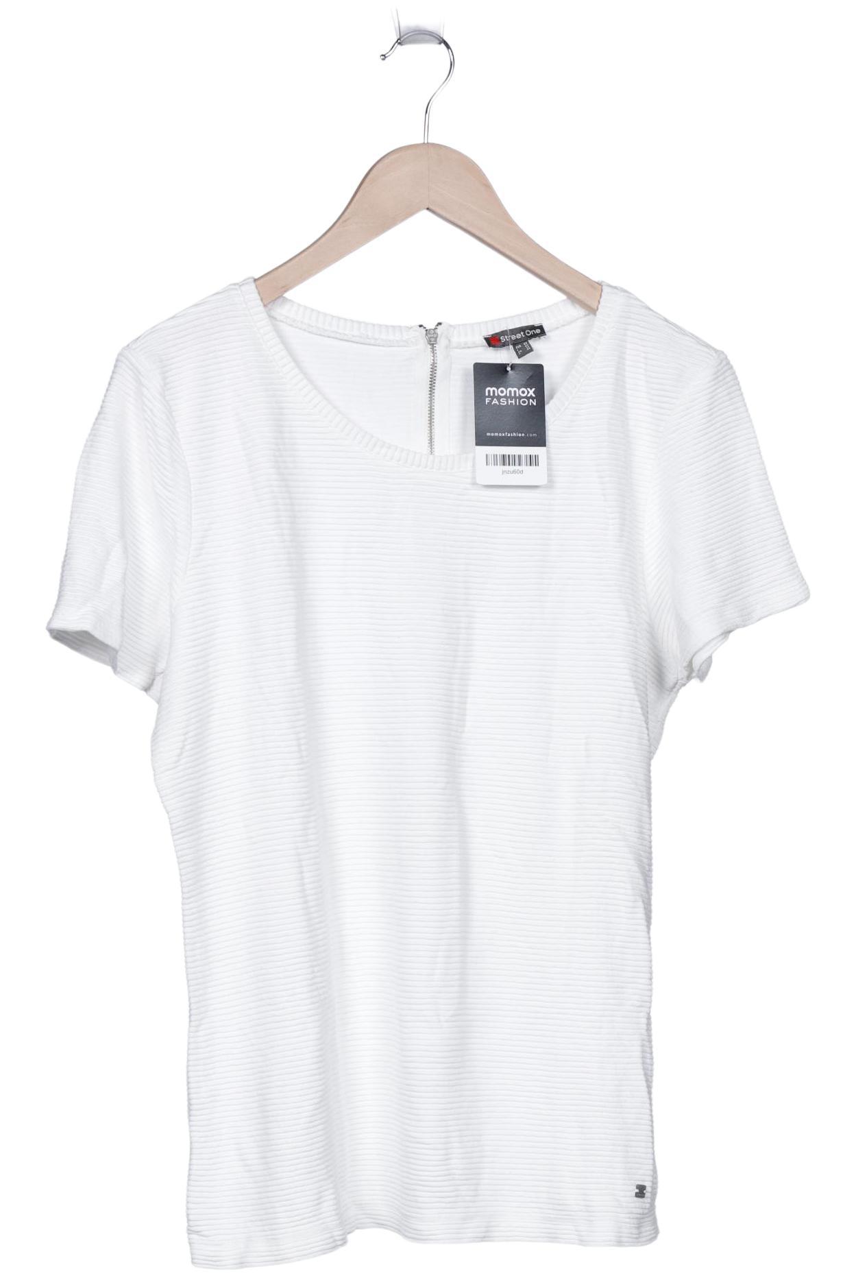 

Street One Damen T-Shirt, weiß, Gr. 42