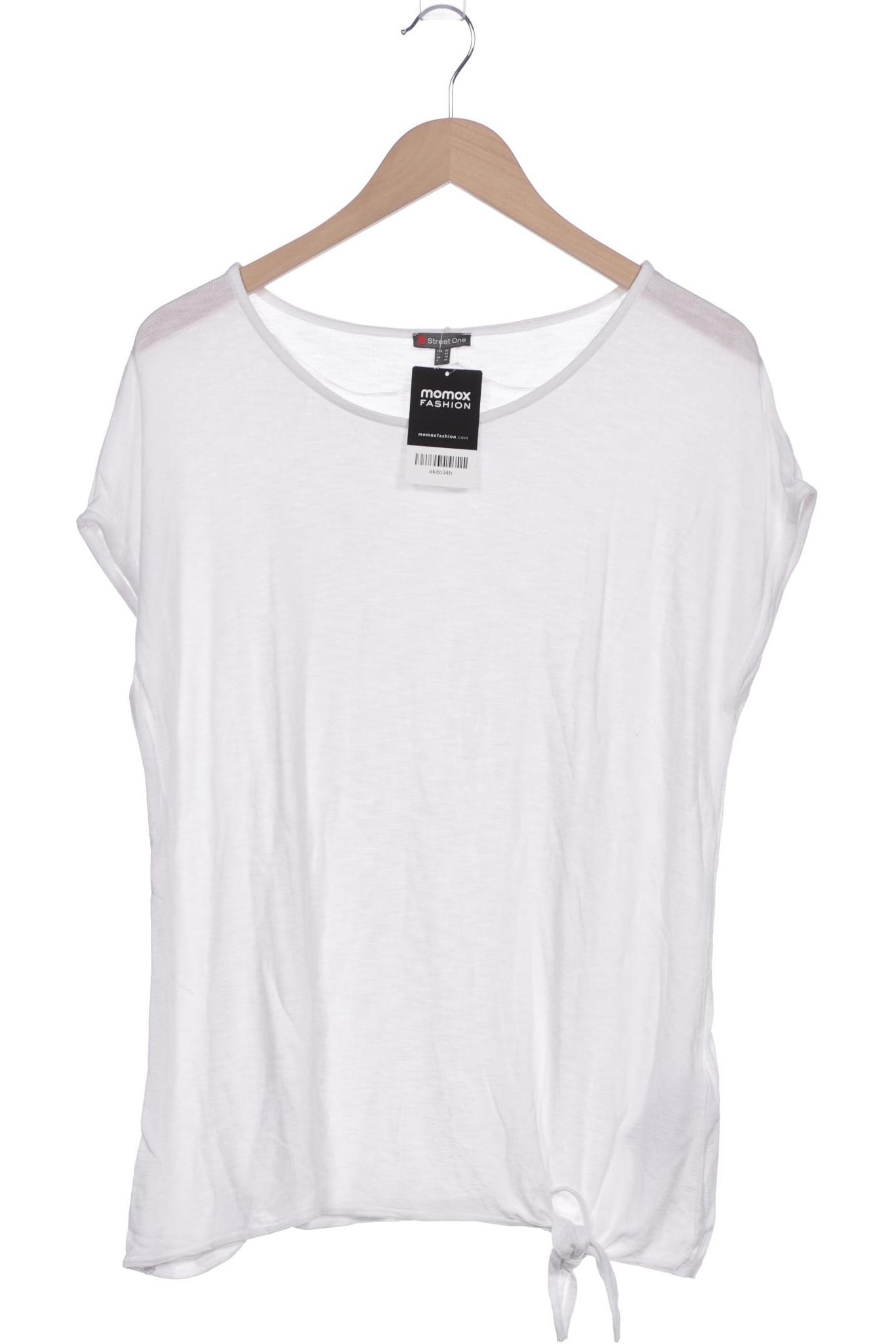 

Street One Damen T-Shirt, weiß, Gr. 42