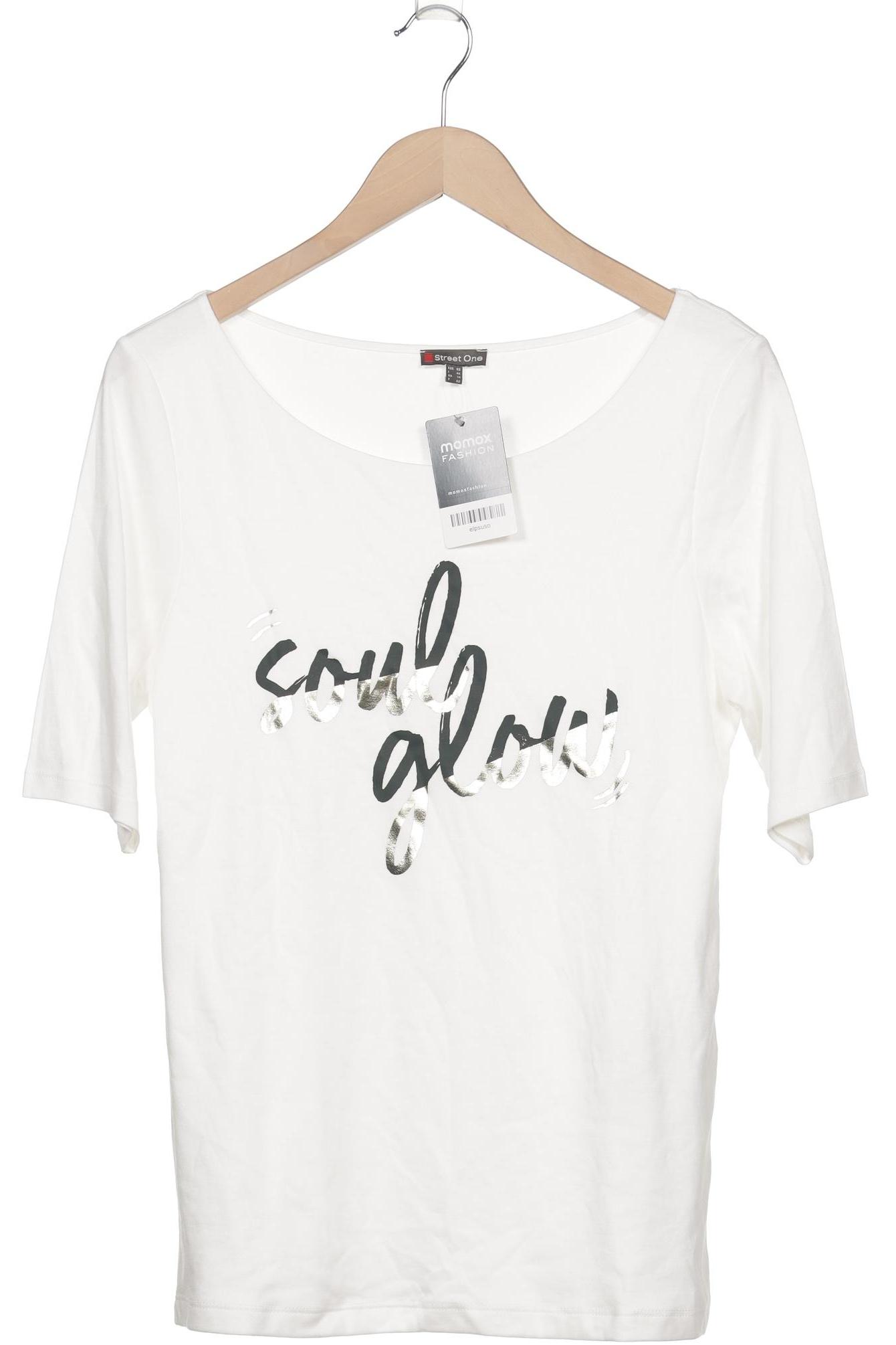 

Street One Damen T-Shirt, weiß, Gr. 40