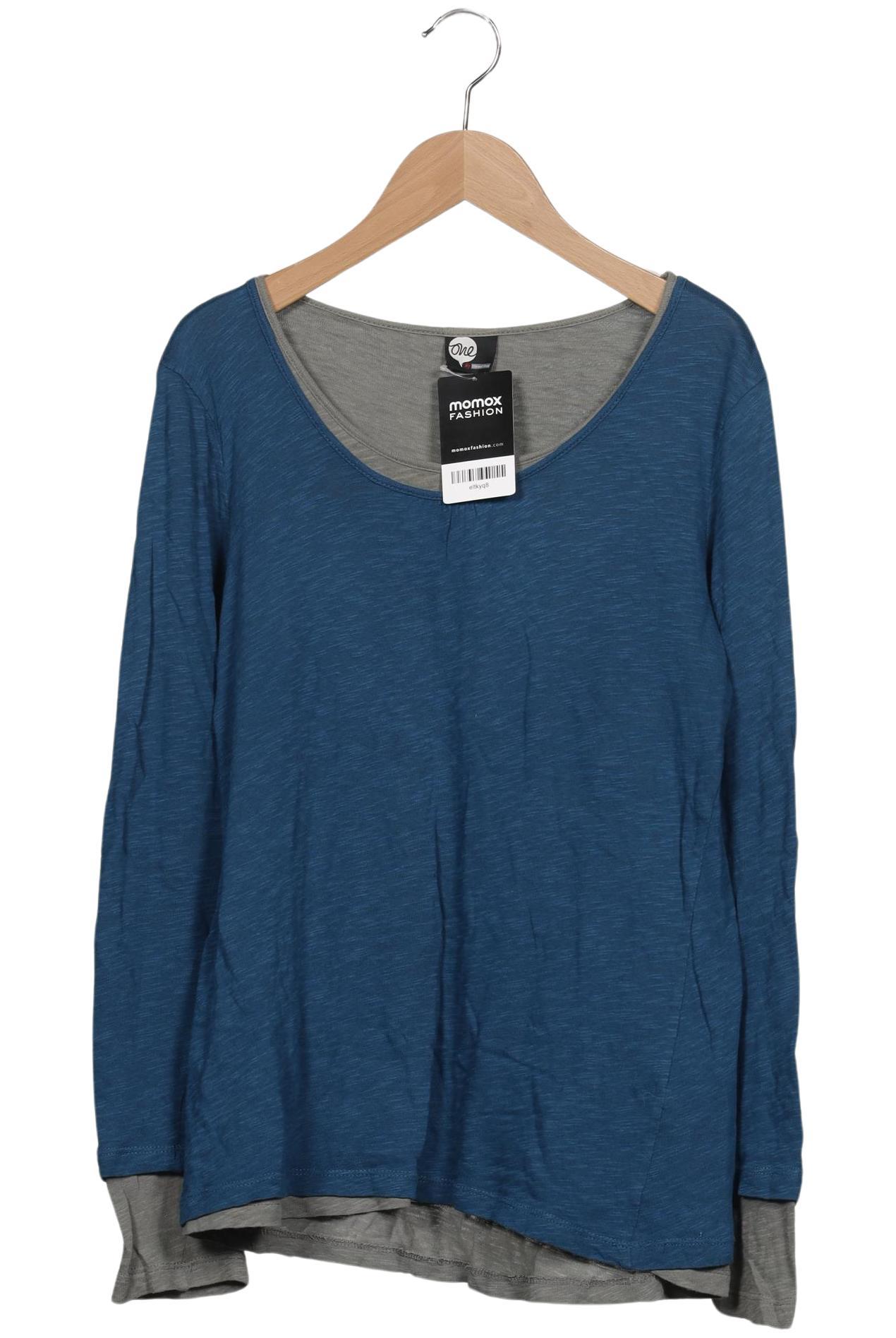 

Street One Damen Langarmshirt, blau, Gr. 40