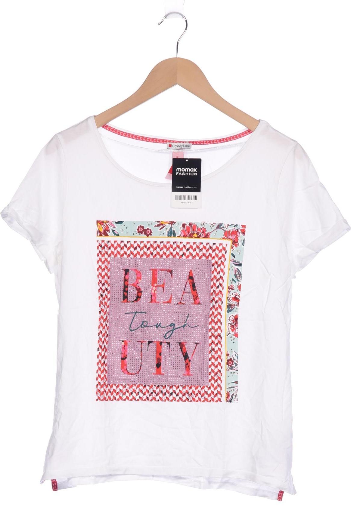 

Street One Damen T-Shirt, weiß, Gr. 40