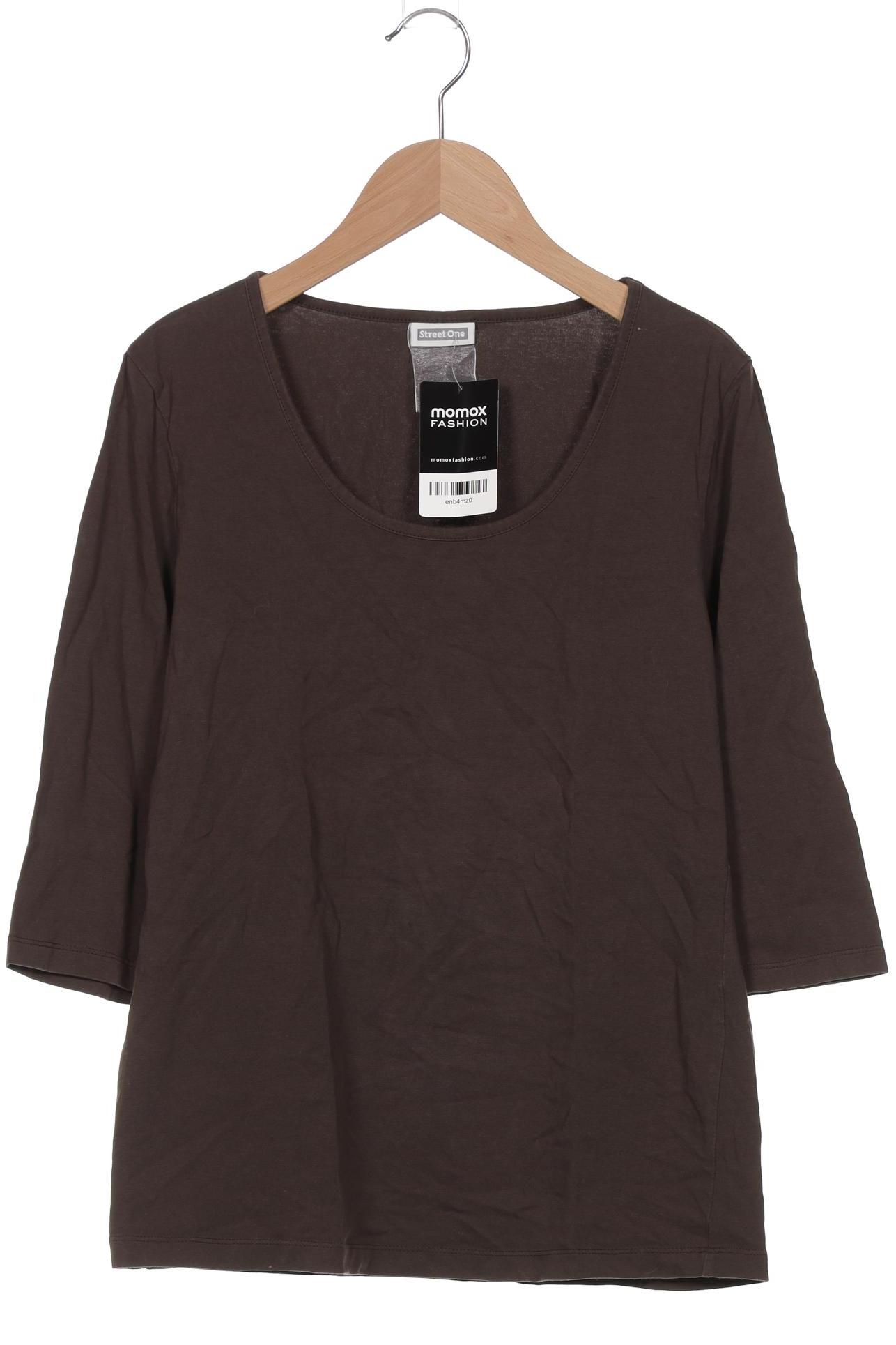 

Street One Damen Langarmshirt, braun, Gr. 42