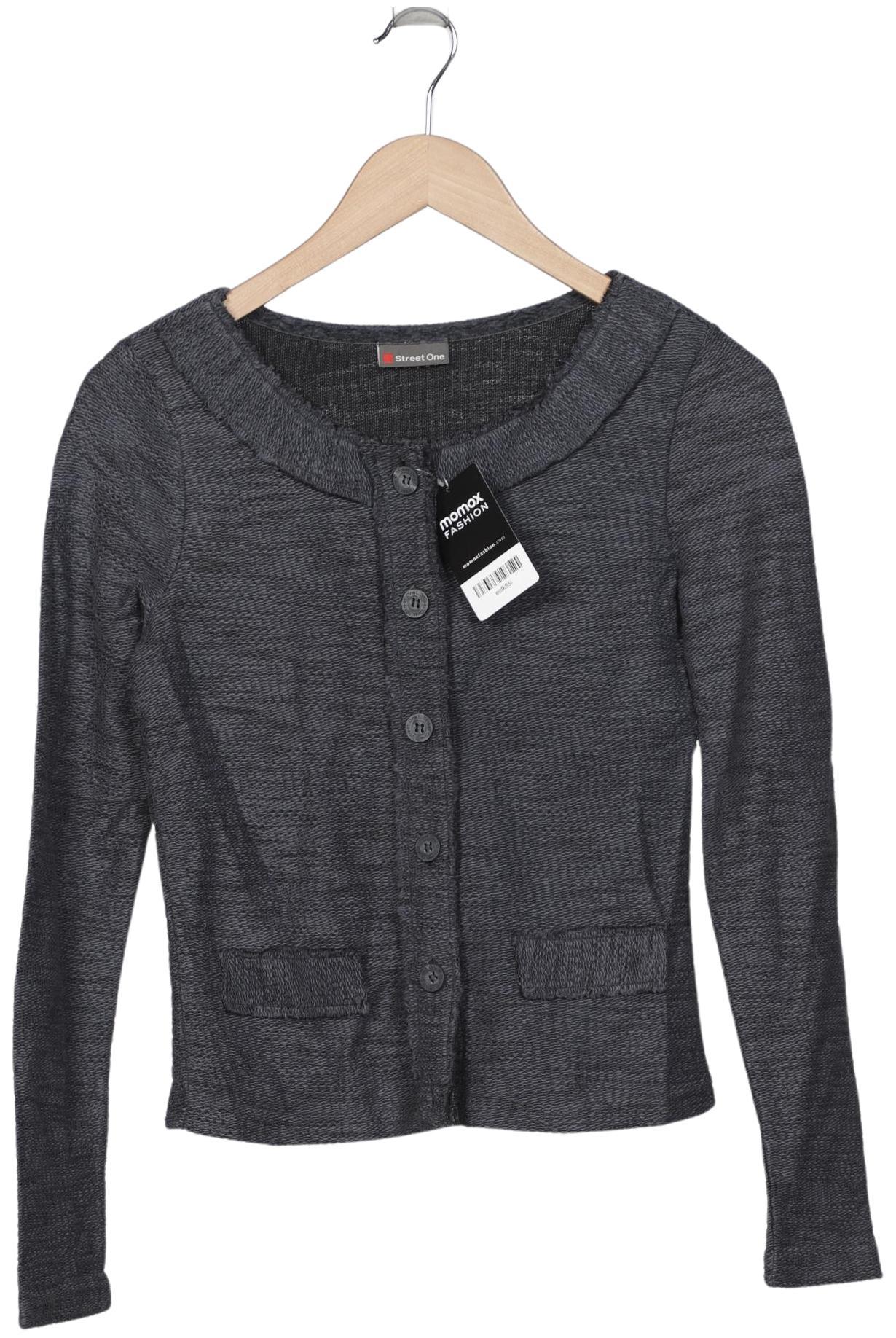 

Street One Damen Strickjacke, grau, Gr. 36