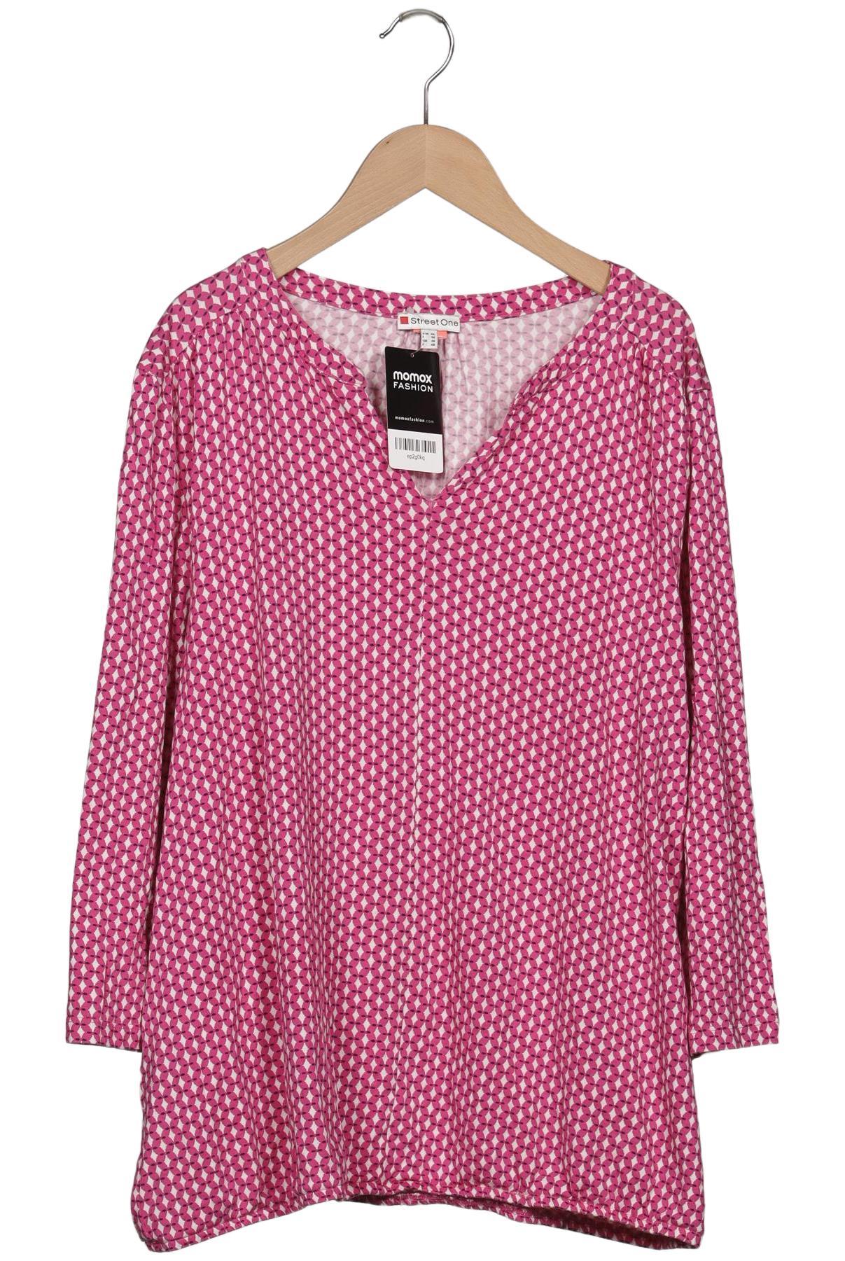 

Street One Damen Langarmshirt, pink, Gr. 46