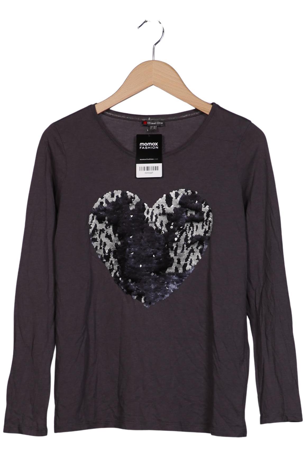 

Street One Damen Langarmshirt, grau, Gr. 38