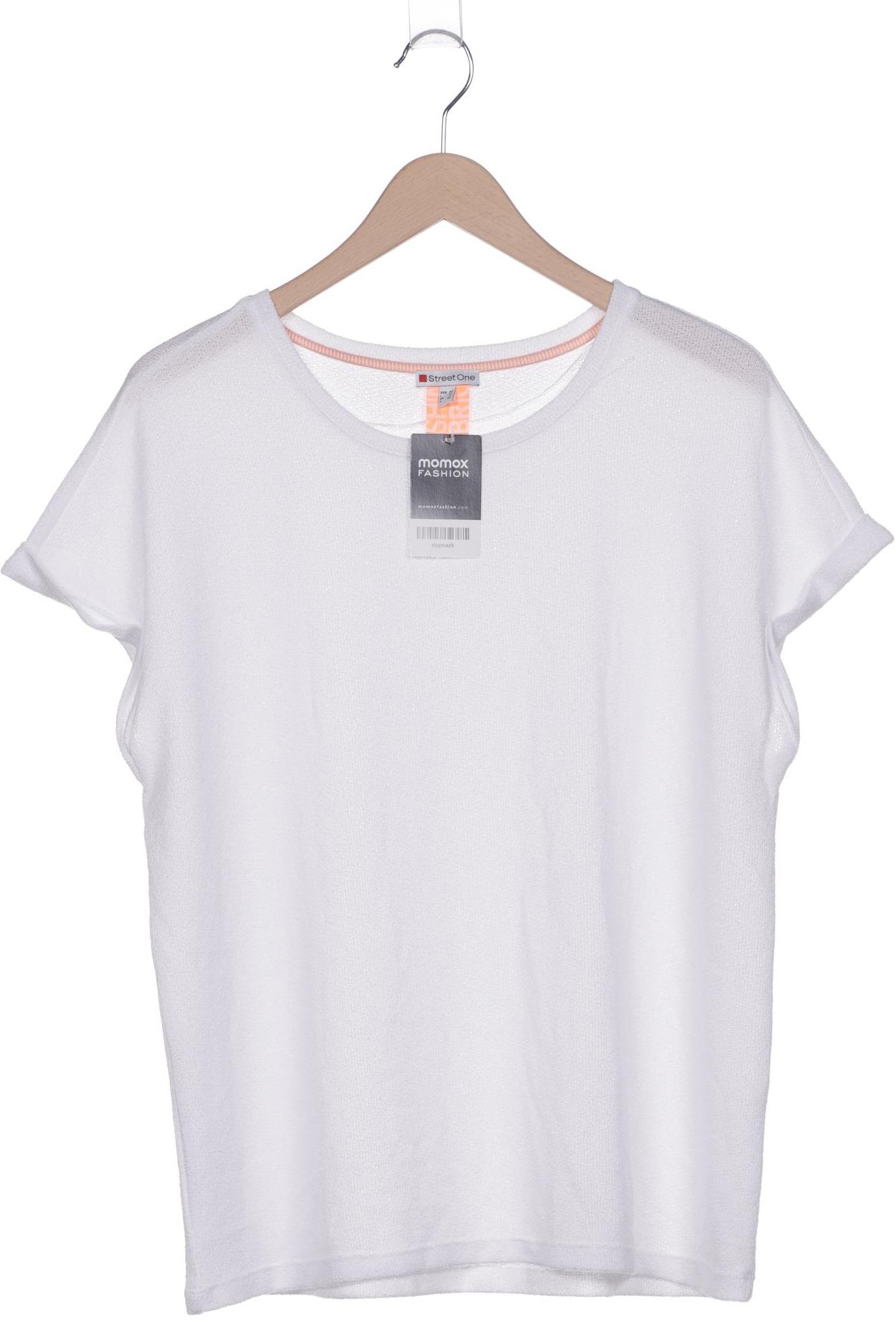 

Street One Damen T-Shirt, weiß, Gr. 44