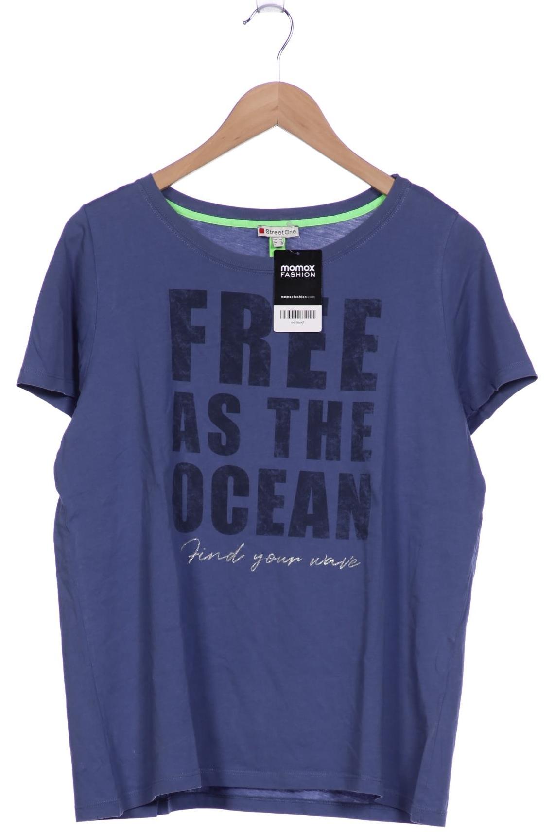 

Street One Damen T-Shirt, blau, Gr. 42