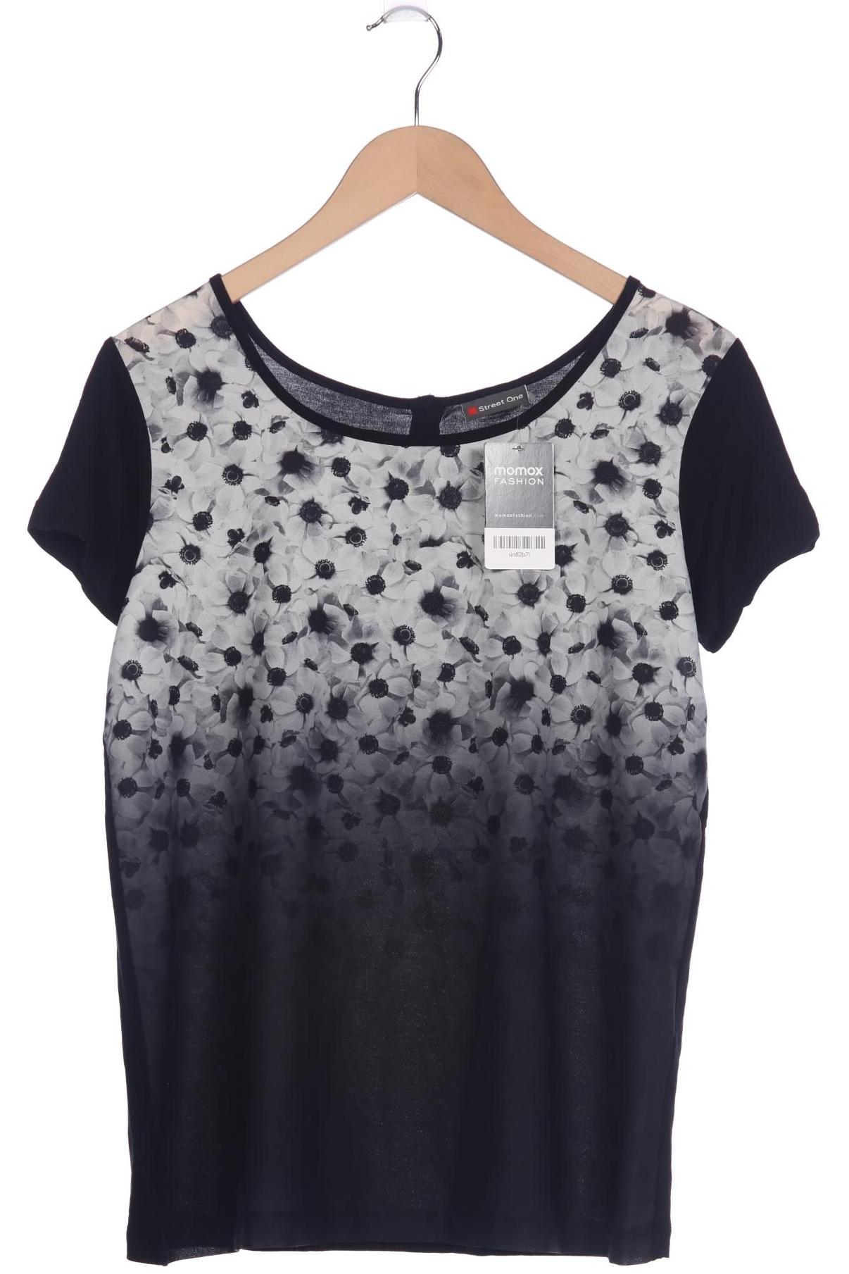 

Street One Damen T-Shirt, schwarz, Gr. 38