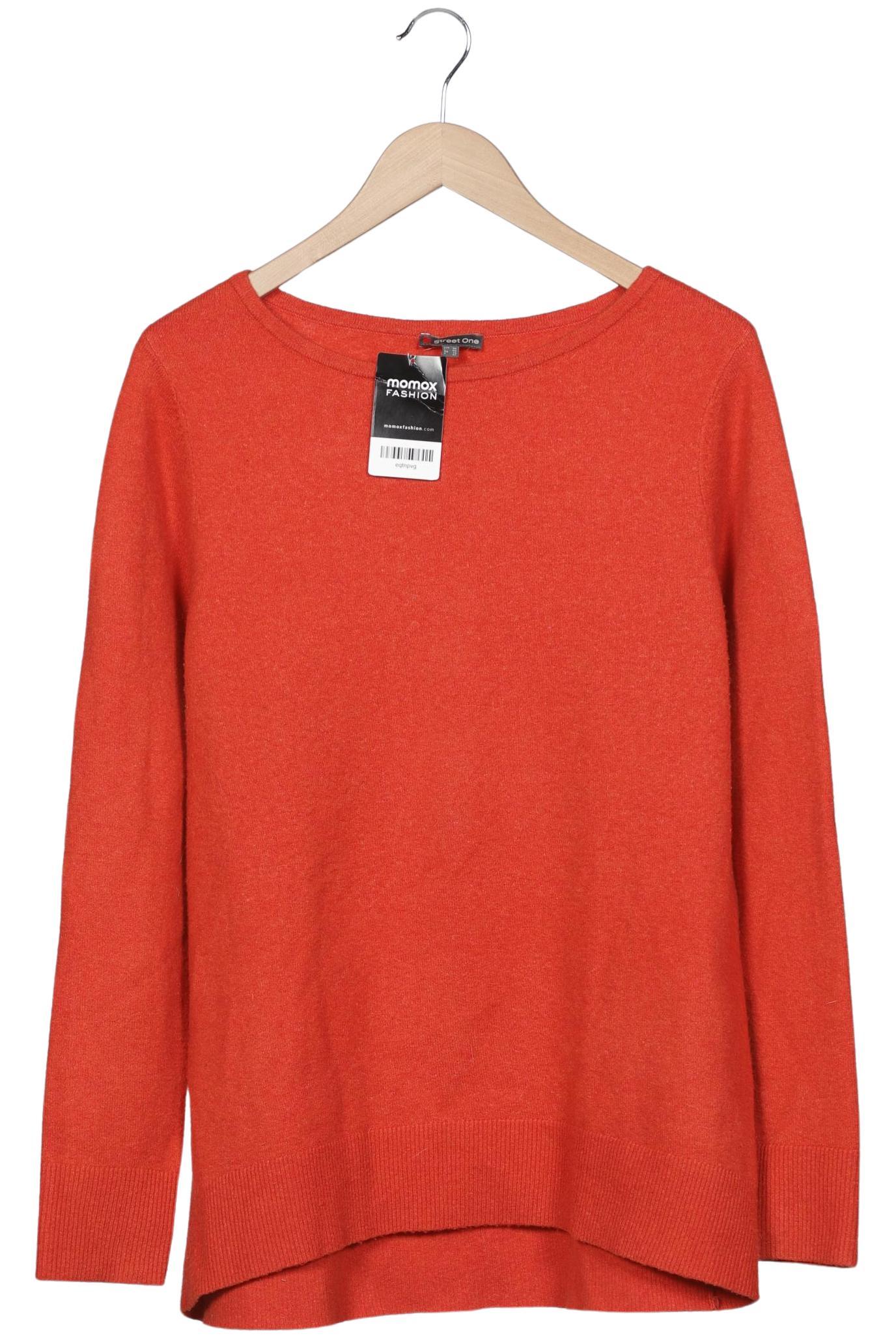 

Street One Damen Pullover, orange, Gr. 40