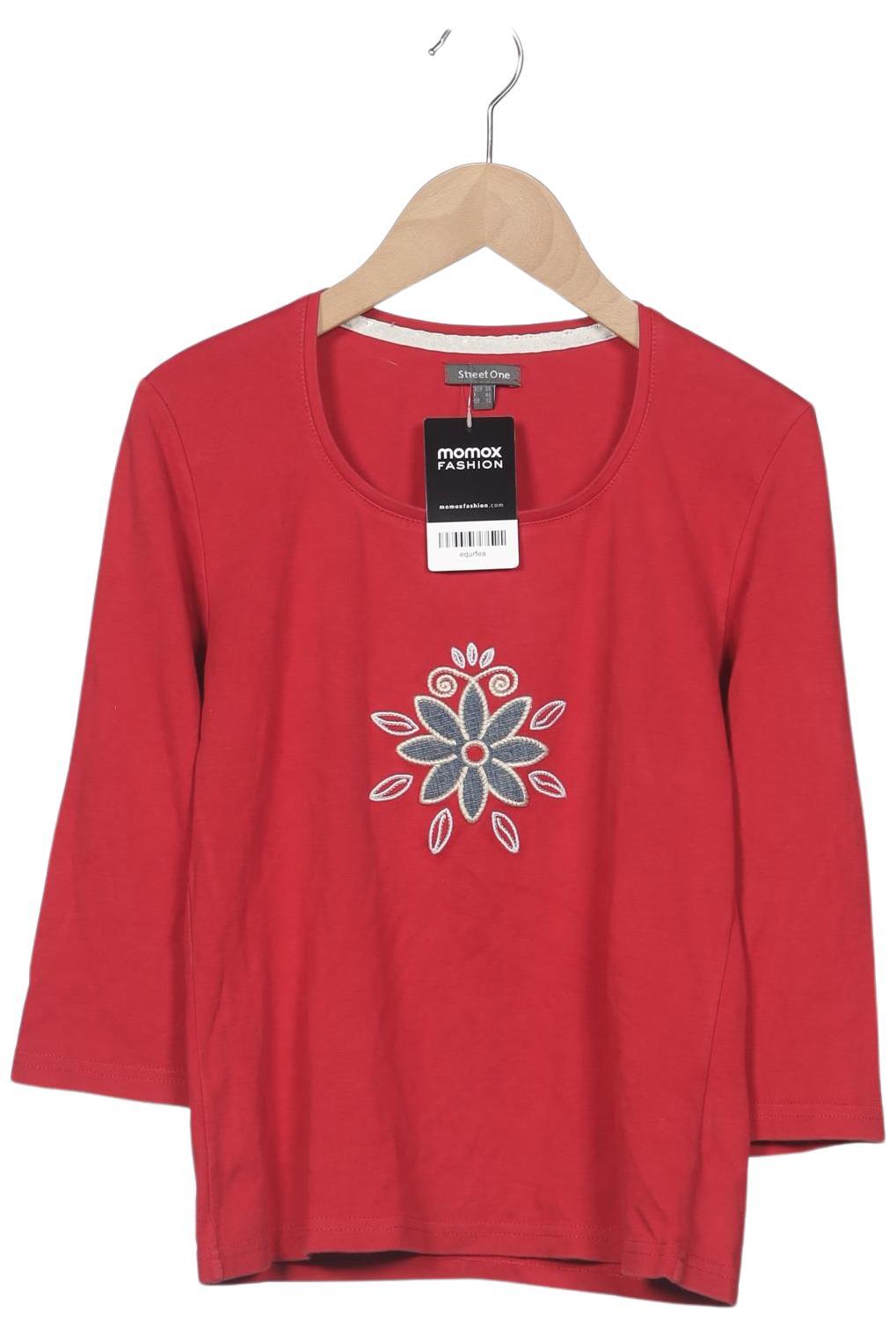 

Street One Damen Langarmshirt, rot, Gr. 38