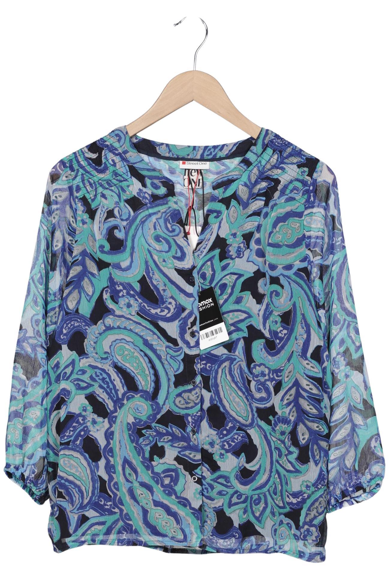 

Street One Damen Bluse, blau, Gr. 36