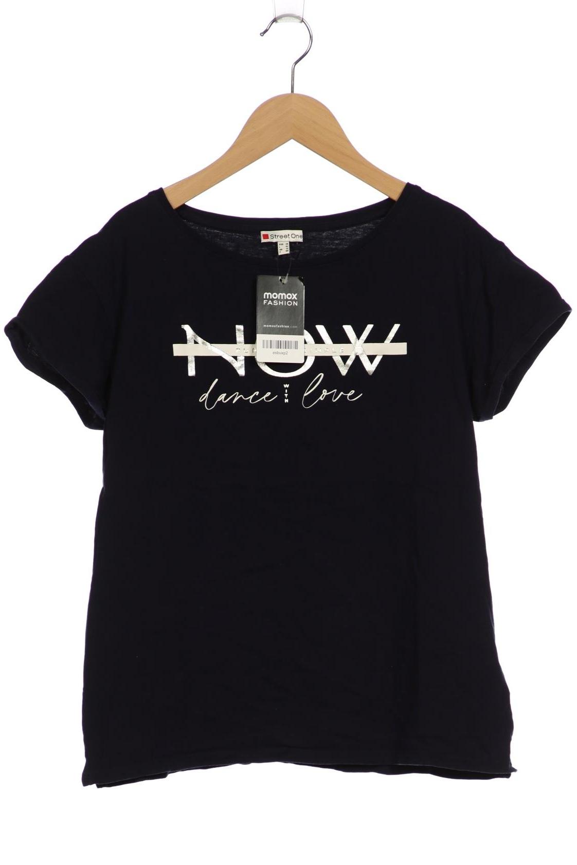 

Street One Damen T-Shirt, marineblau, Gr. 38