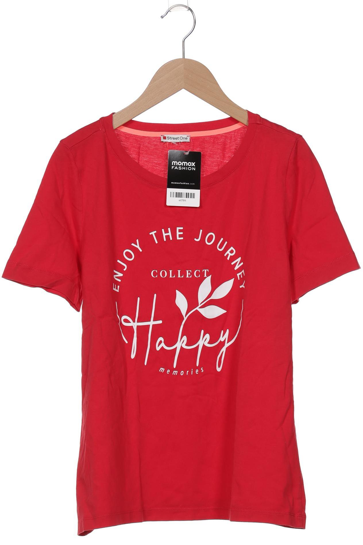

Street One Damen T-Shirt, rot, Gr. 38