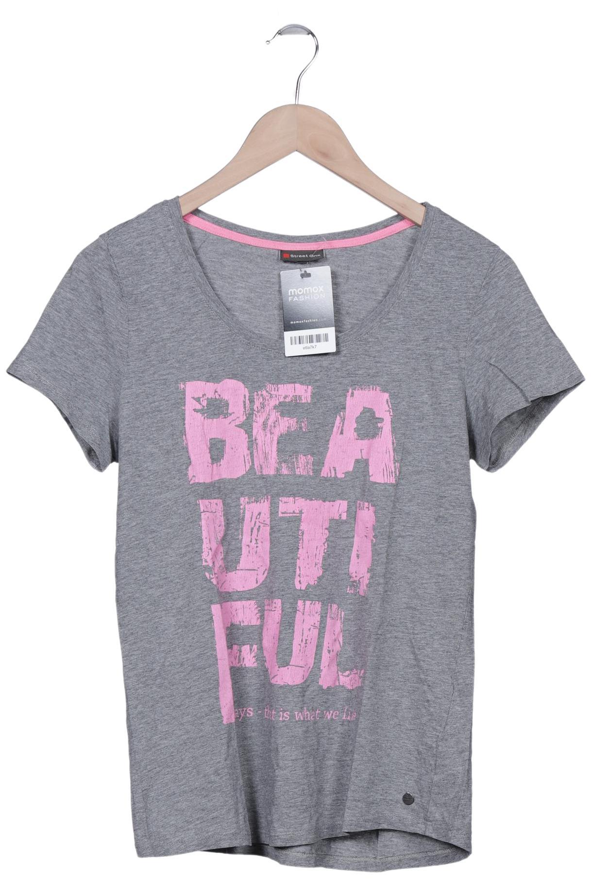 

Street One Damen T-Shirt, grau, Gr. 40