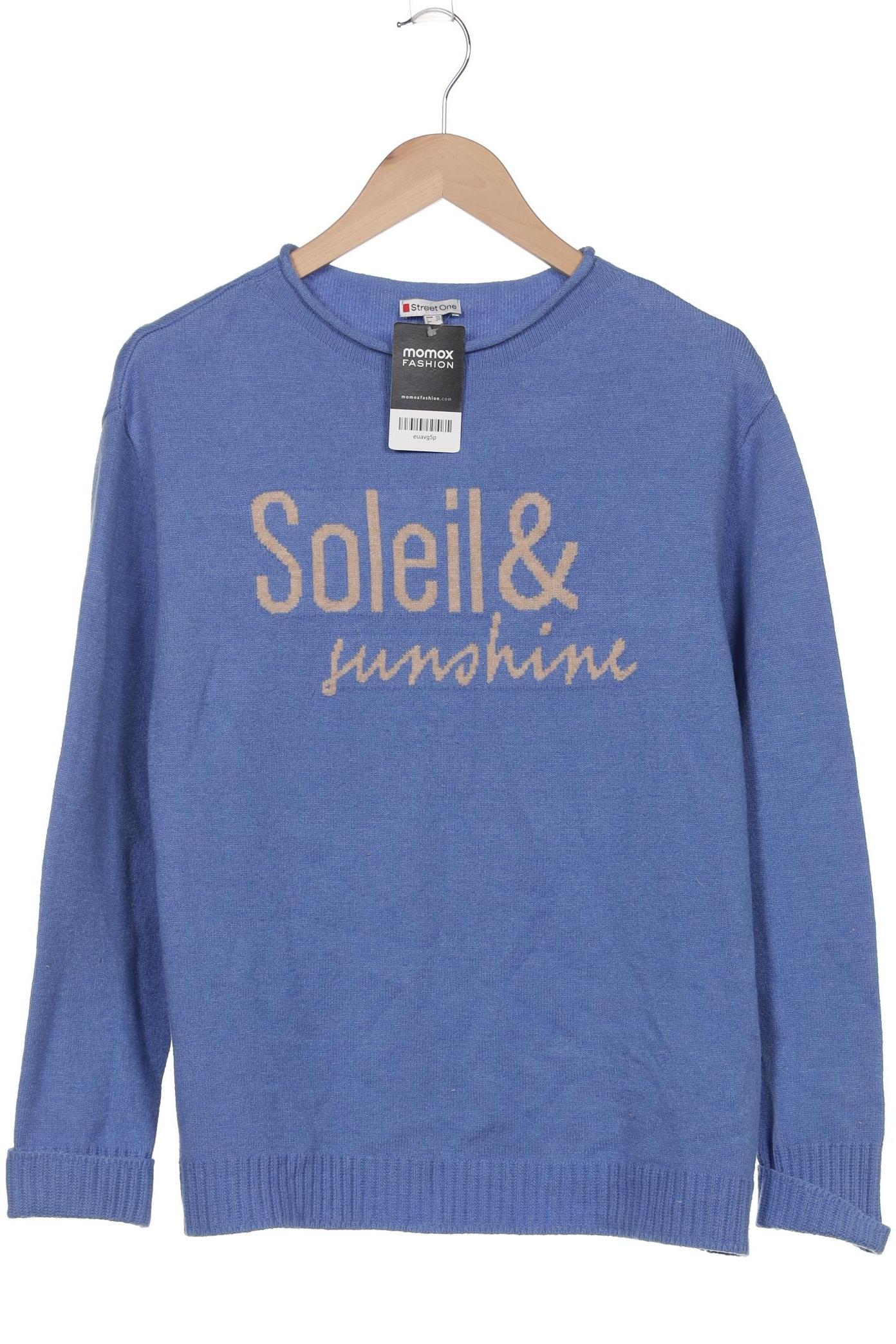 

Street One Damen Pullover, blau, Gr. 42