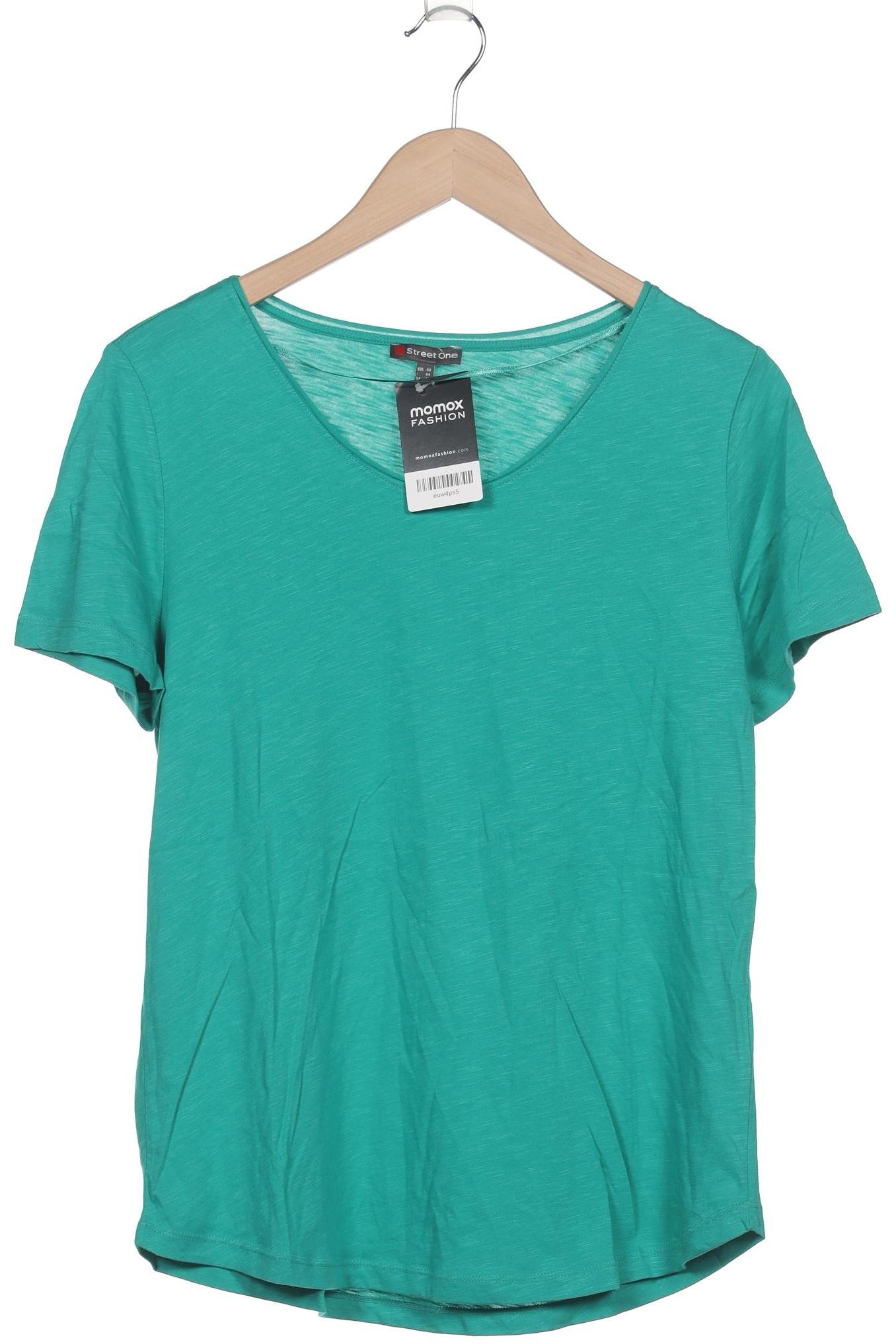 

Street One Damen T-Shirt, türkis, Gr. 40