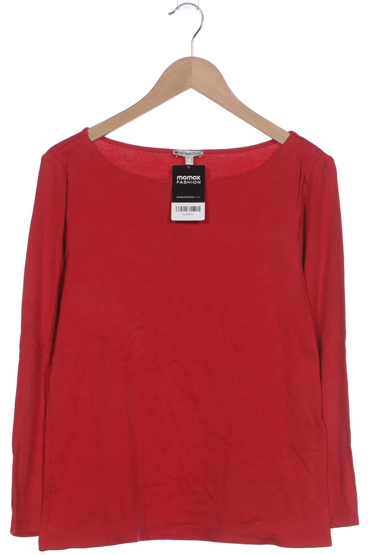 

Street One Damen Langarmshirt, rot, Gr. 42