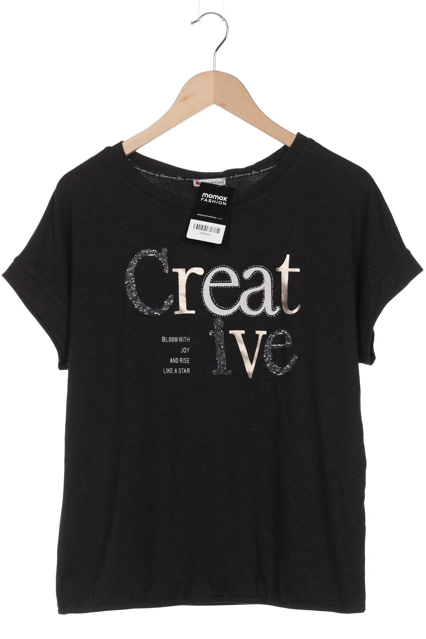 

Street One Damen T-Shirt, schwarz, Gr. 40