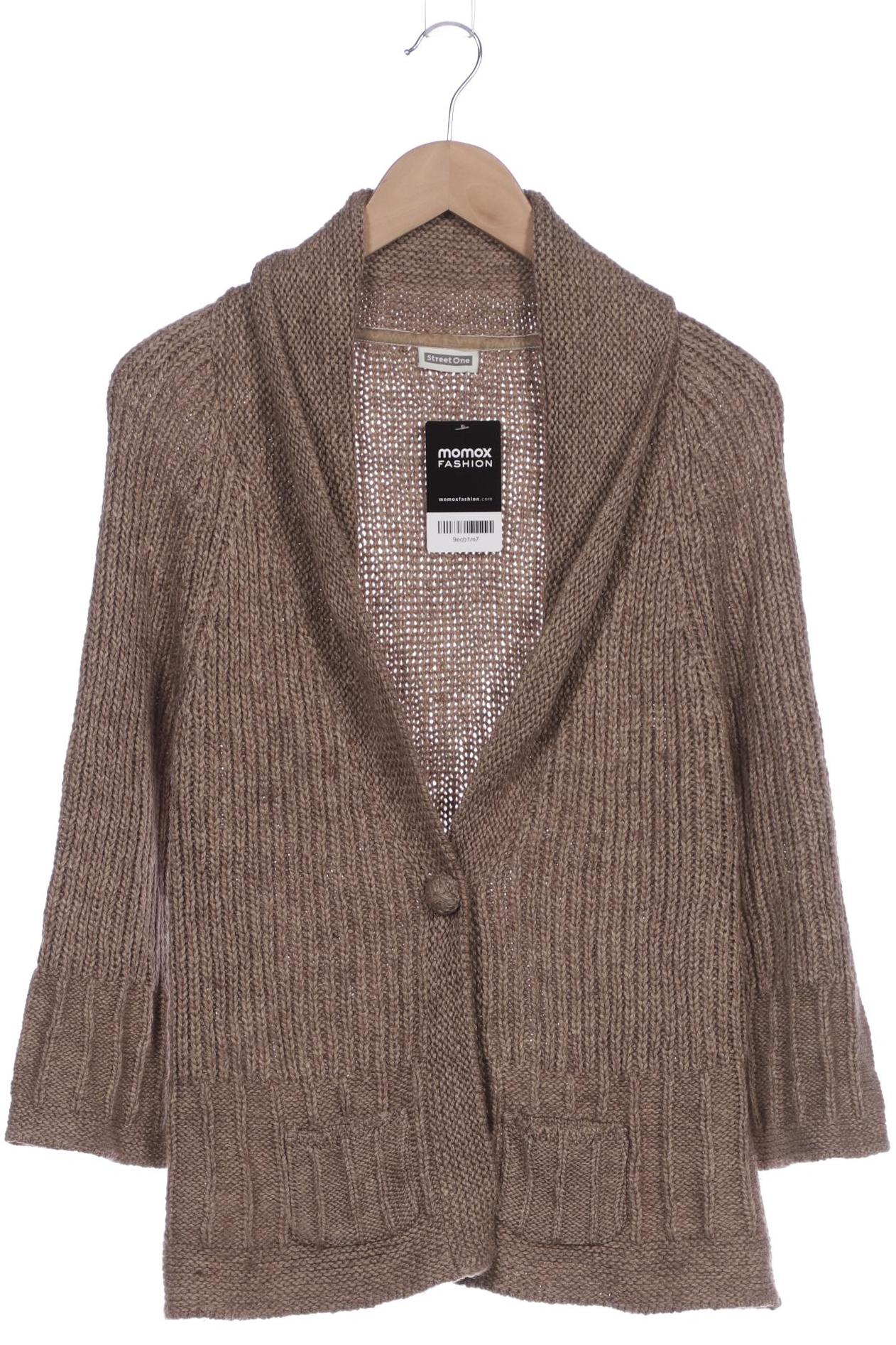 

Street One Damen Strickjacke, braun, Gr. 40