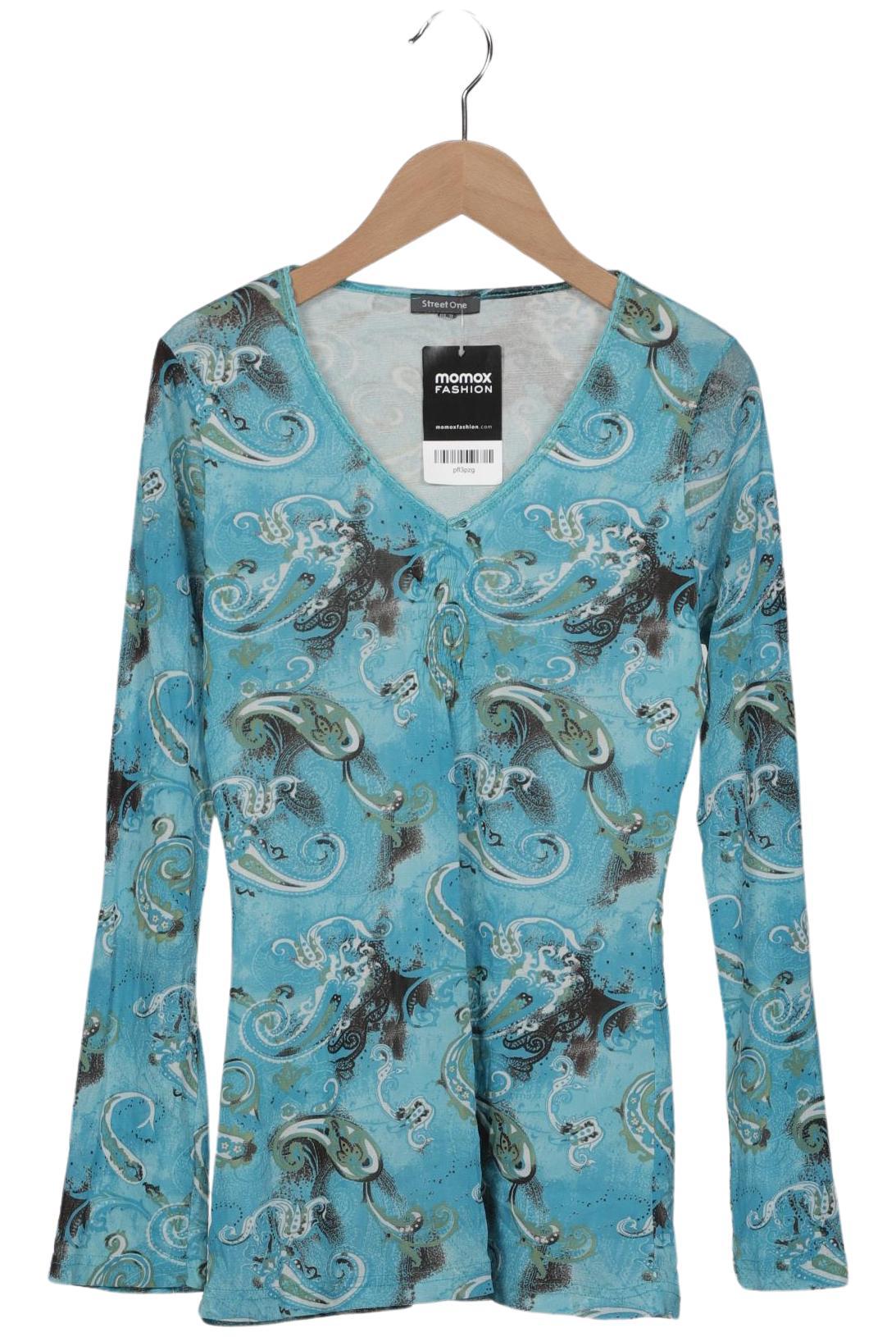 

Street One Damen Langarmshirt, hellblau, Gr. 38