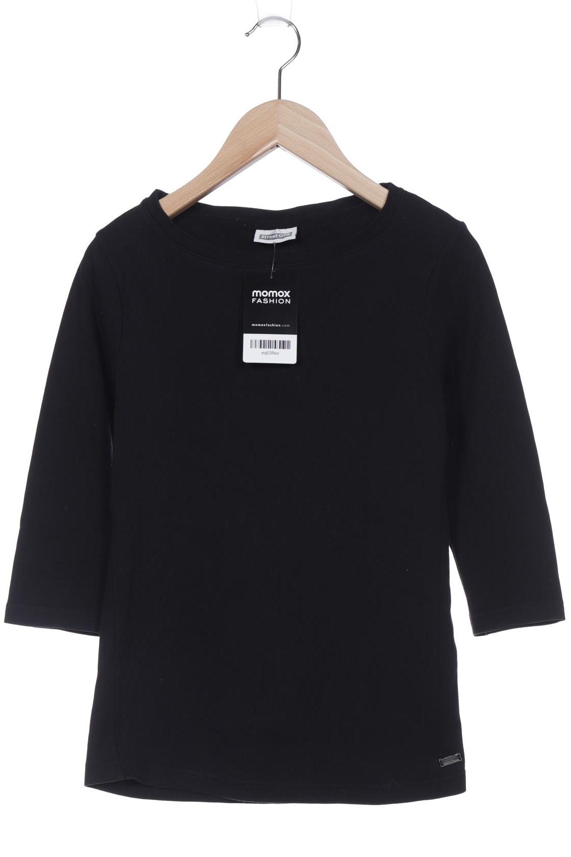 

Street One Damen Langarmshirt, schwarz, Gr. 38