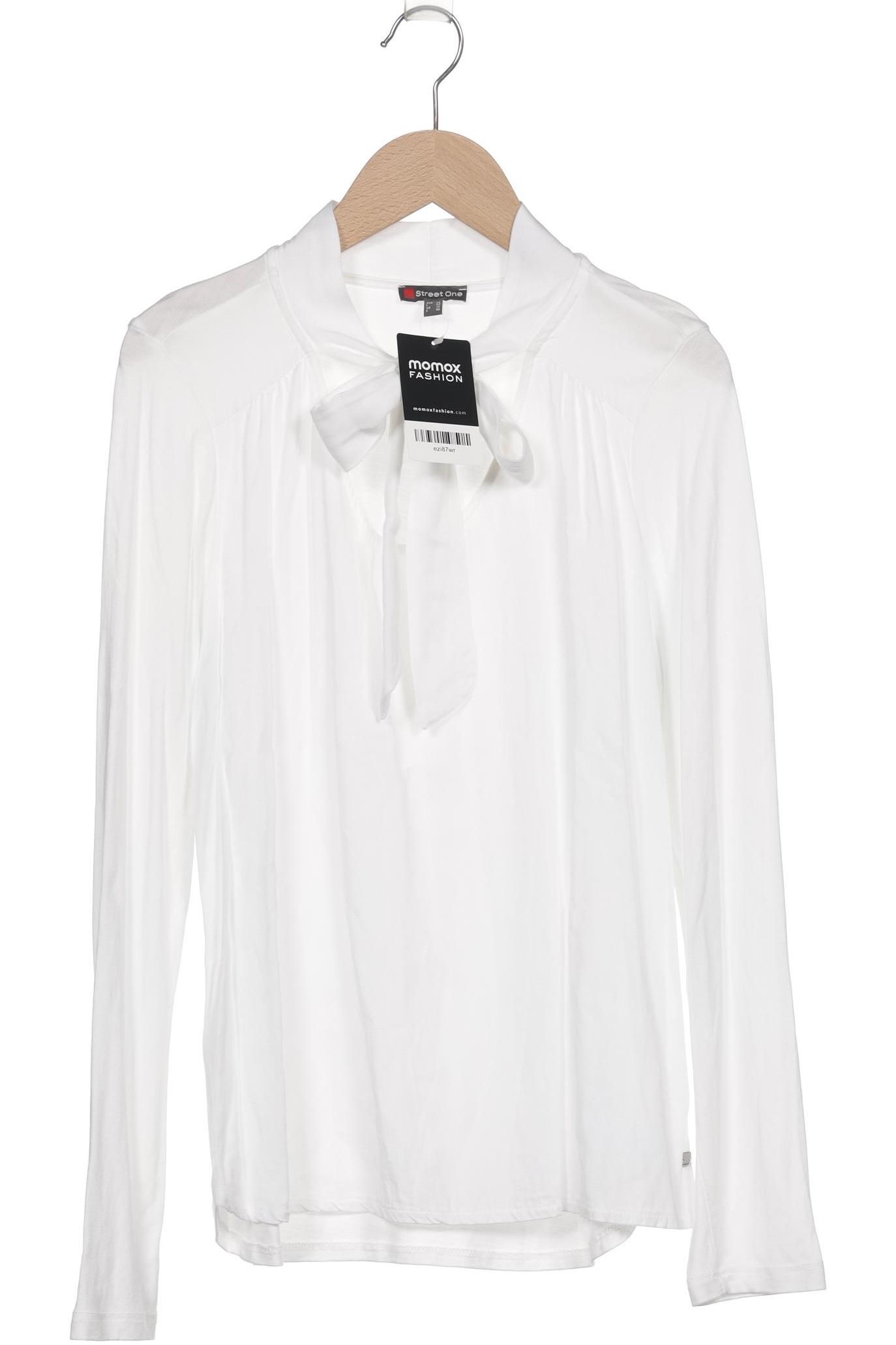 

Street One Damen Langarmshirt, weiß, Gr. 38