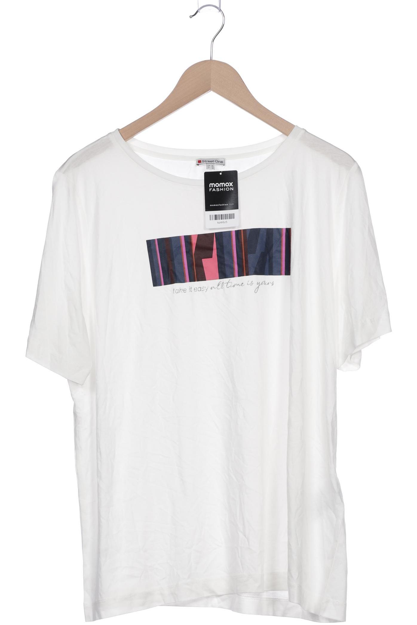 

Street One Damen T-Shirt, weiß, Gr. 46