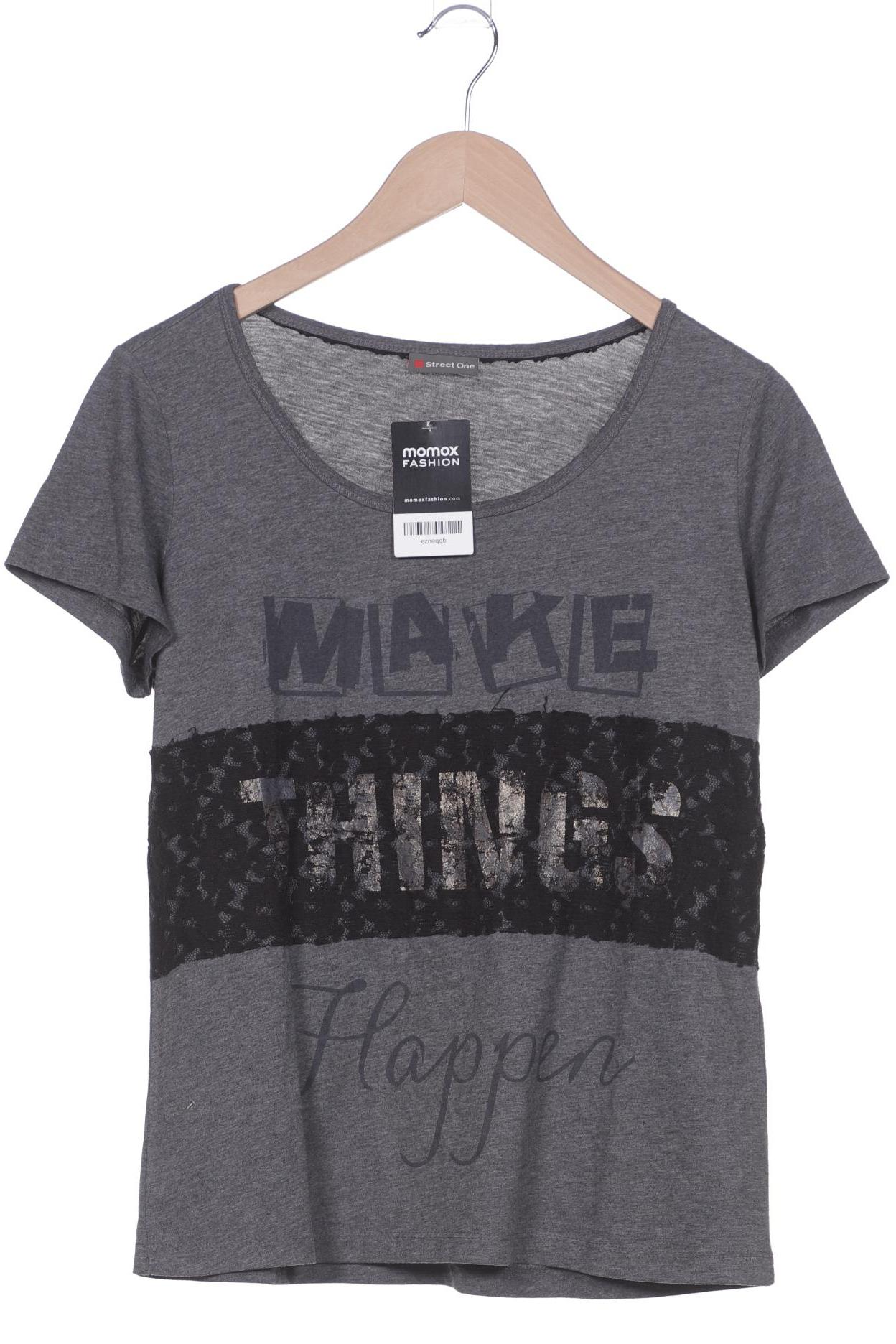 

Street One Damen T-Shirt, grau, Gr. 38