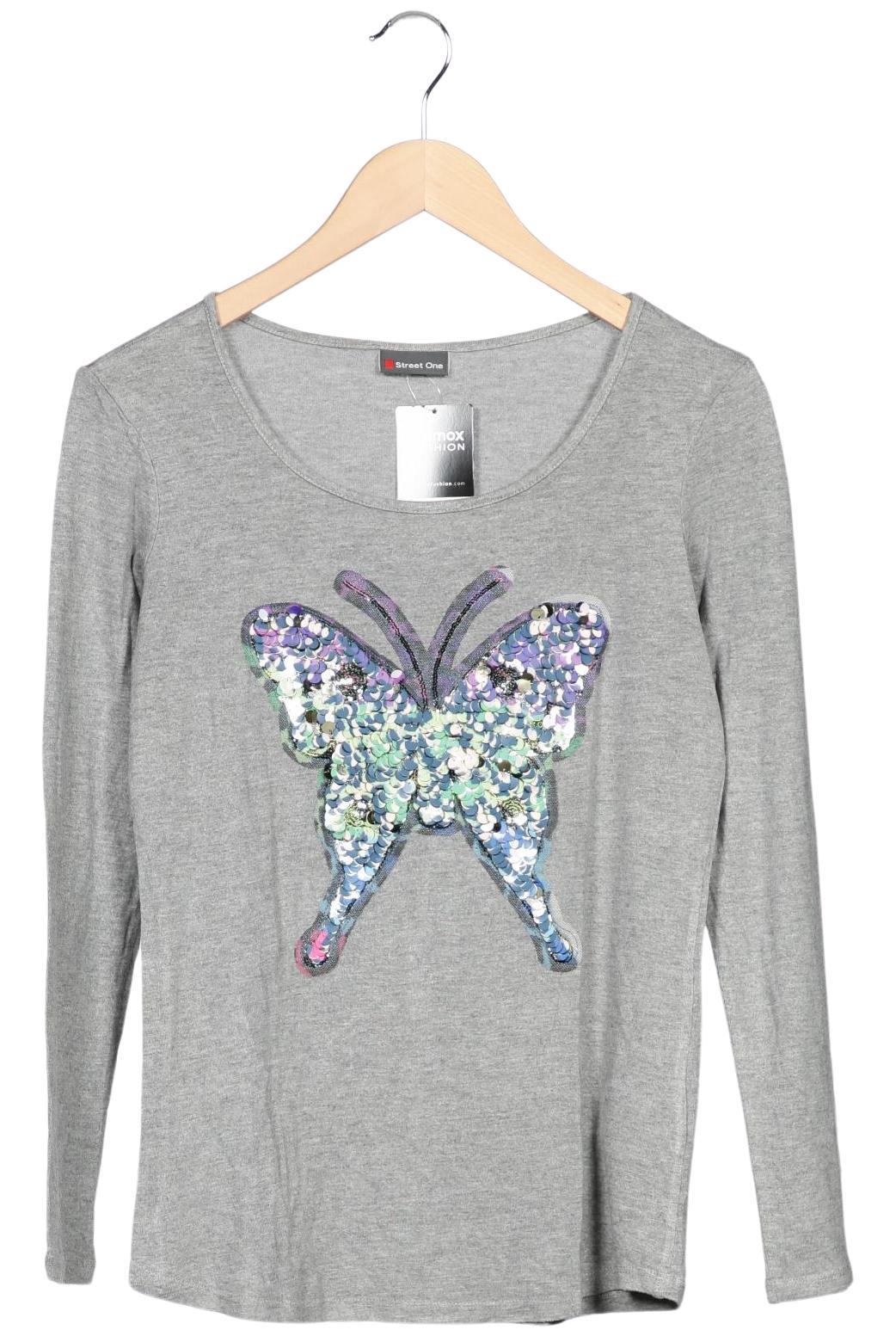 

Street One Damen Langarmshirt, grau, Gr. 34