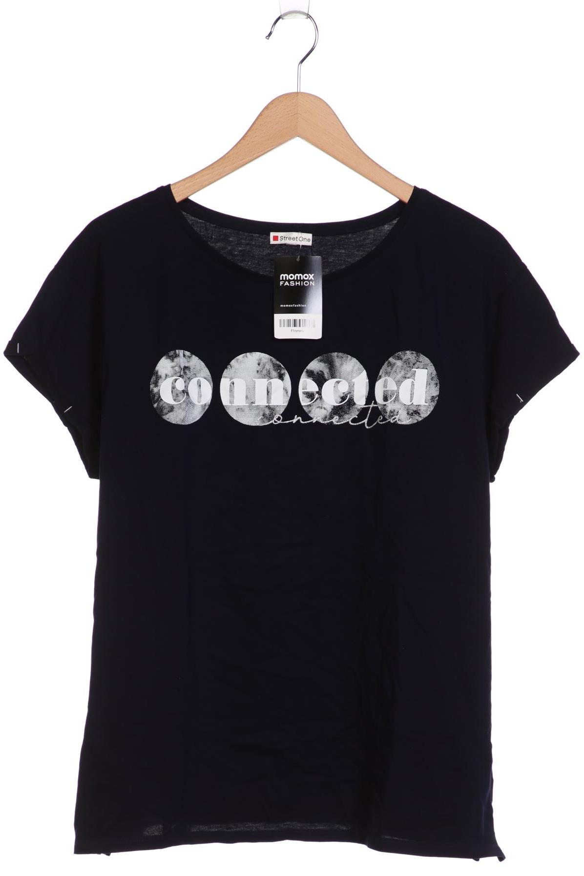 

Street One Damen T-Shirt, marineblau, Gr. 48
