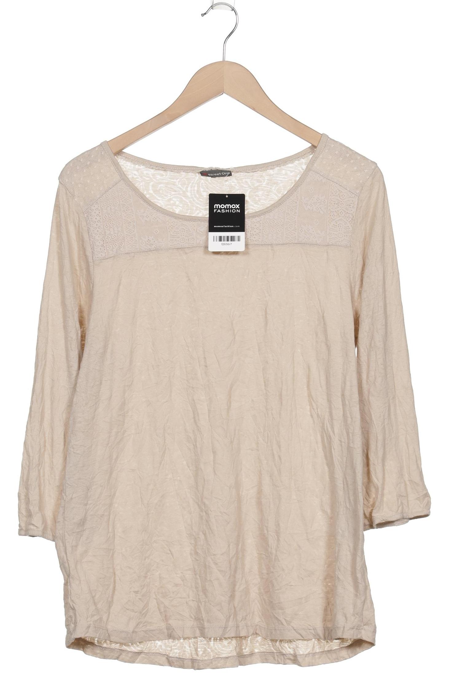 

Street One Damen Langarmshirt, beige, Gr. 42