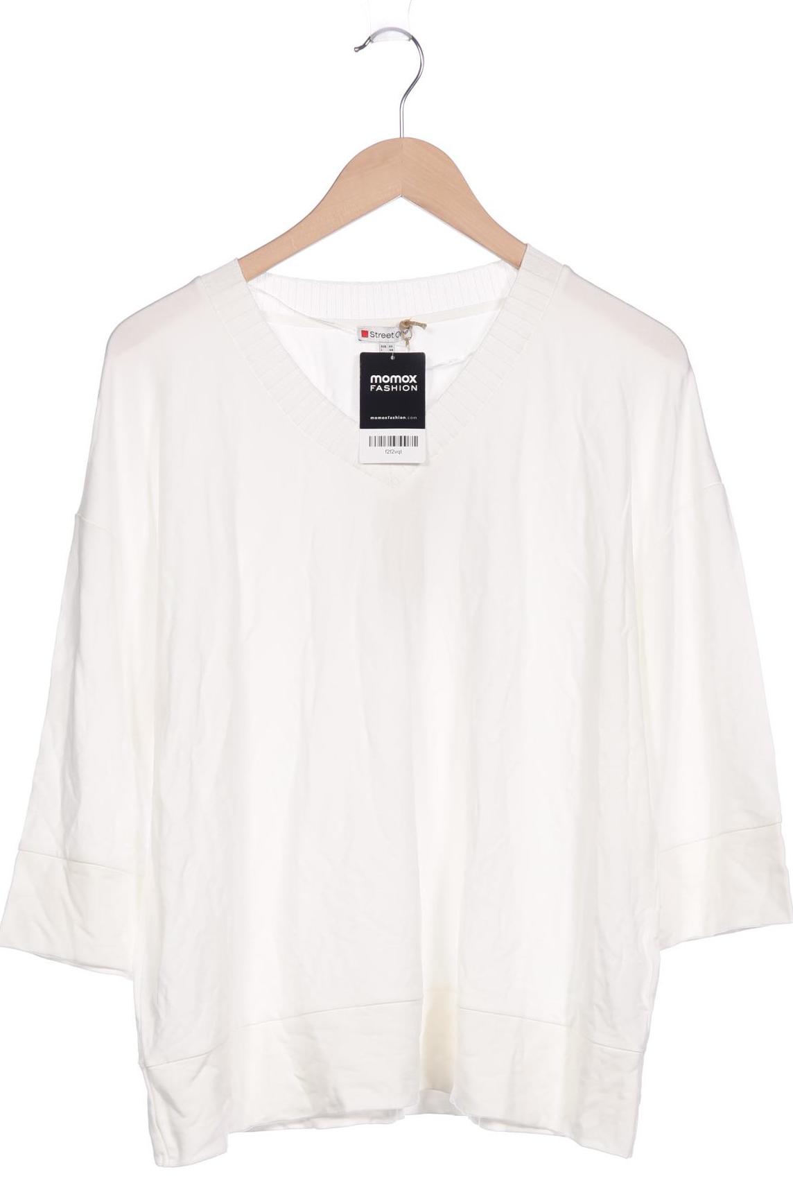 

Street One Damen Langarmshirt, weiß, Gr. 44