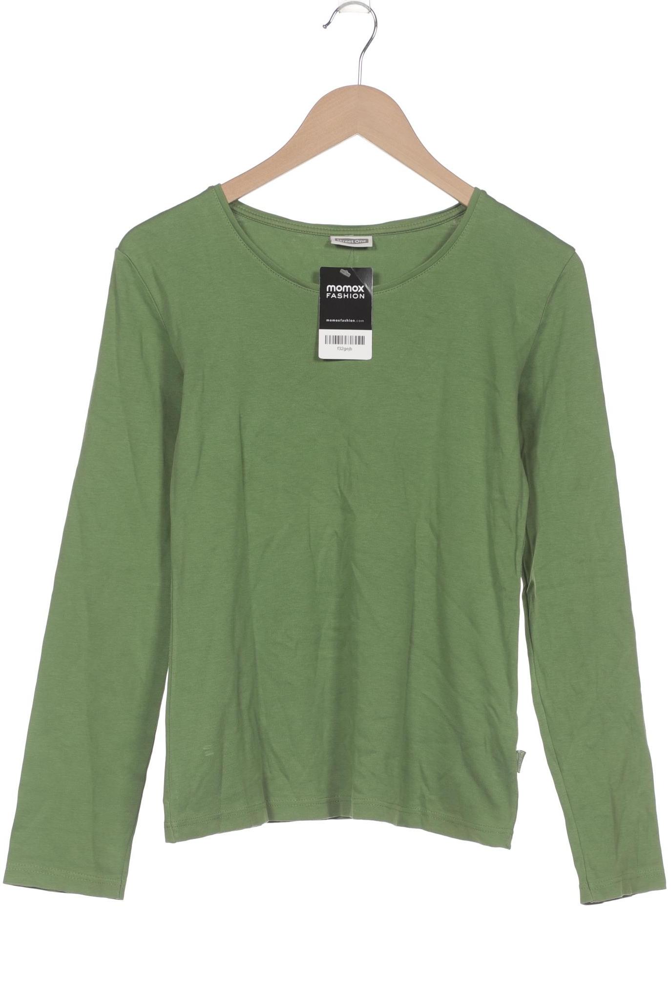 

Street One Damen Langarmshirt, grün, Gr. 42