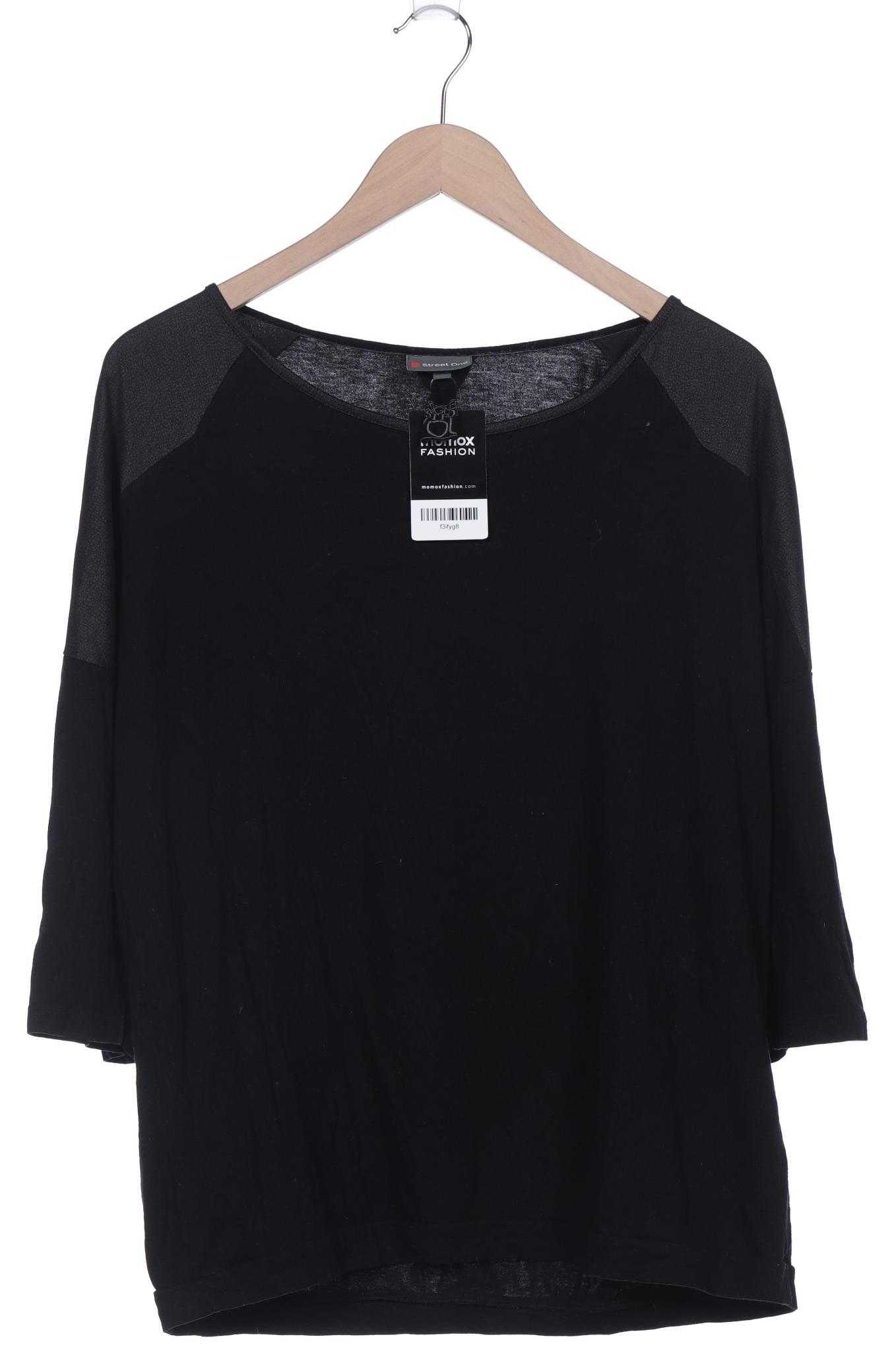 

Street One Damen Langarmshirt, schwarz, Gr. 42