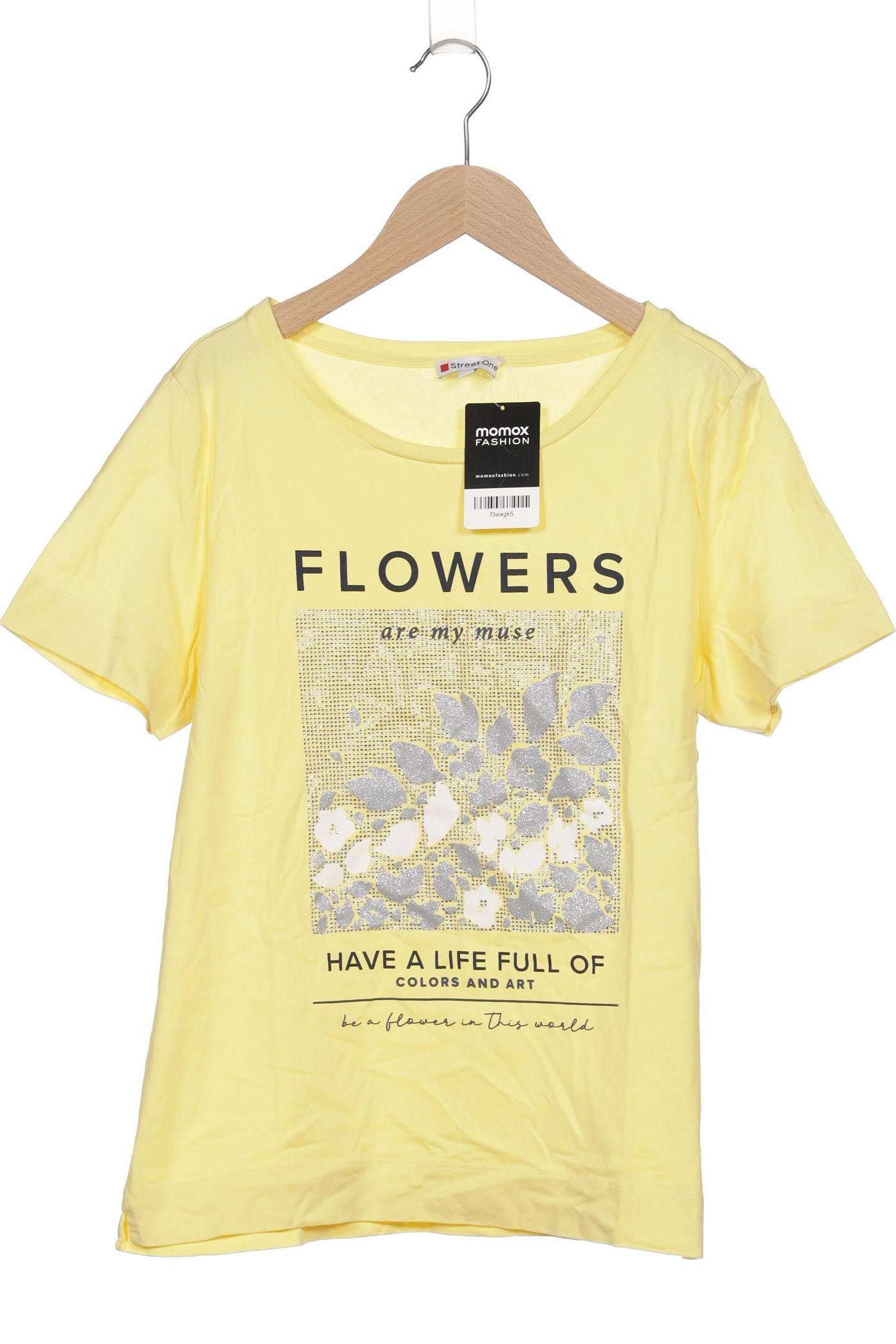 

Street One Damen T-Shirt, gelb, Gr. 38