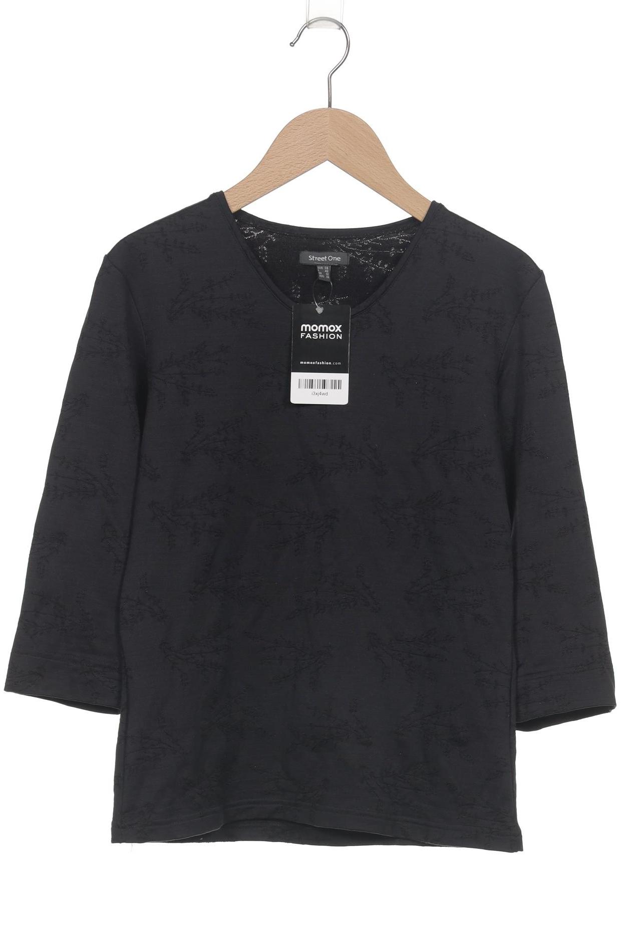 

Street One Damen Langarmshirt, schwarz, Gr. 38