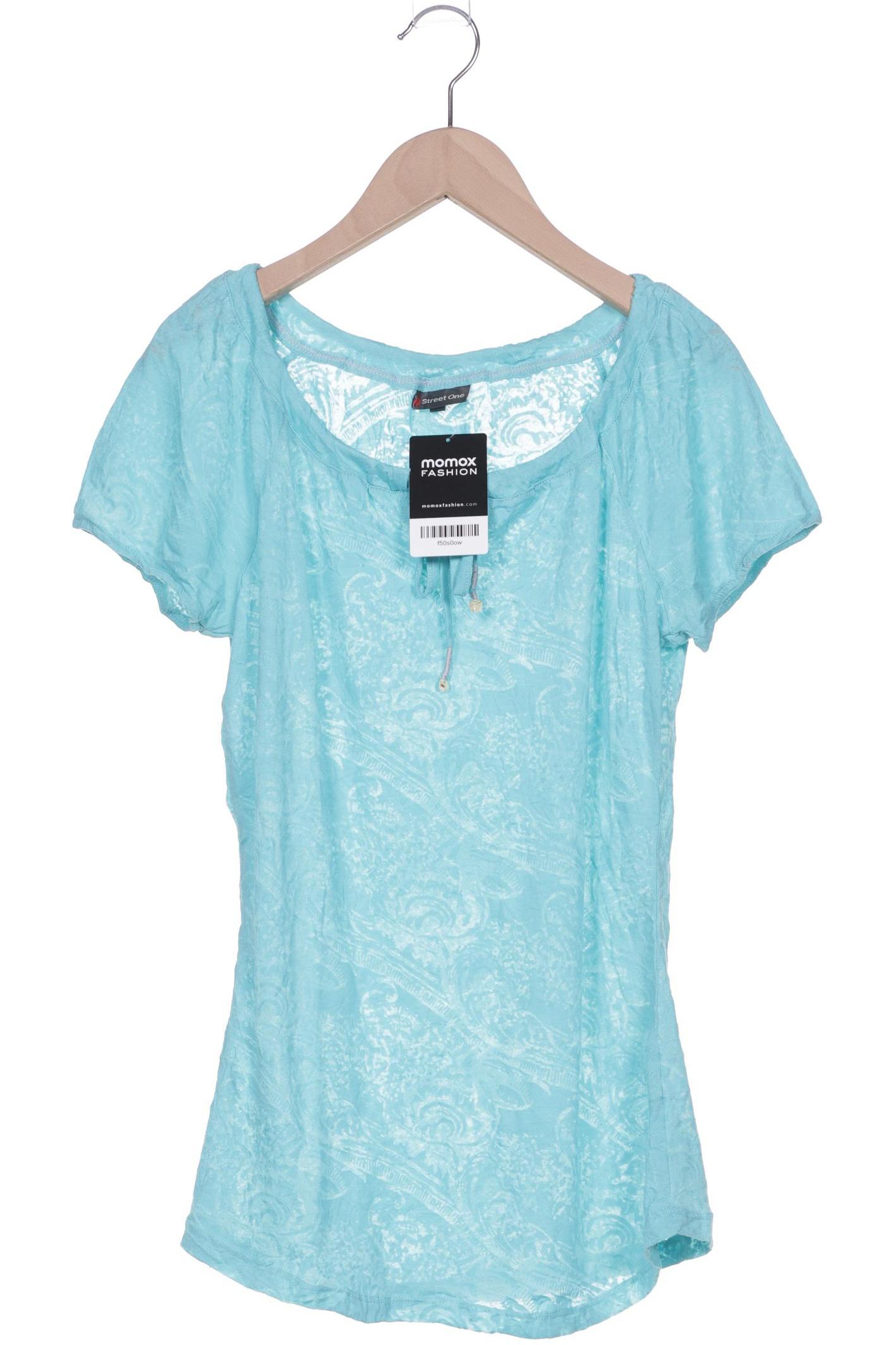 

Street One Damen T-Shirt, türkis, Gr. 34