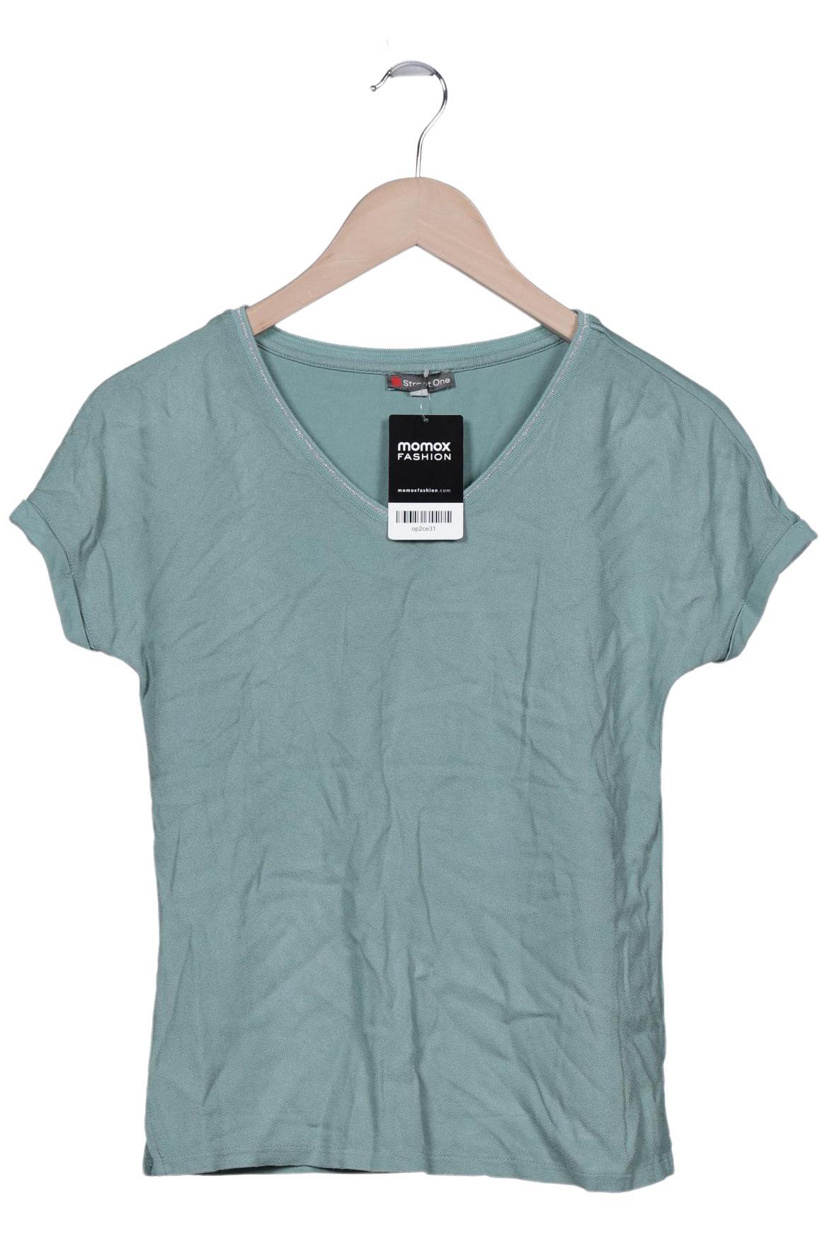 

Street One Damen T-Shirt, grün, Gr. 34