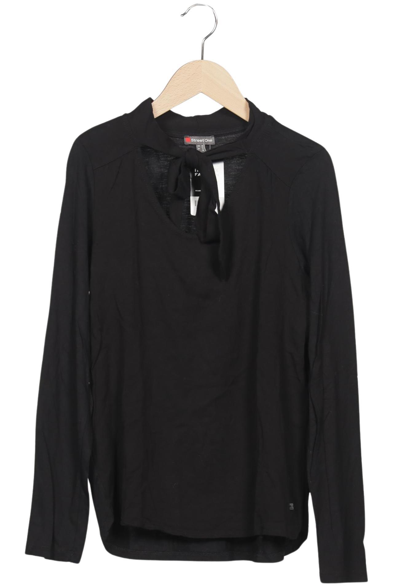 

Street One Damen Langarmshirt, schwarz, Gr. 38
