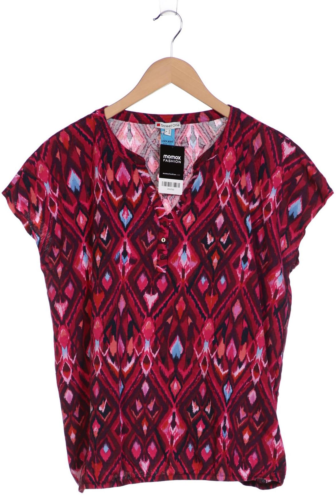 

Street One Damen T-Shirt, mehrfarbig, Gr. 46