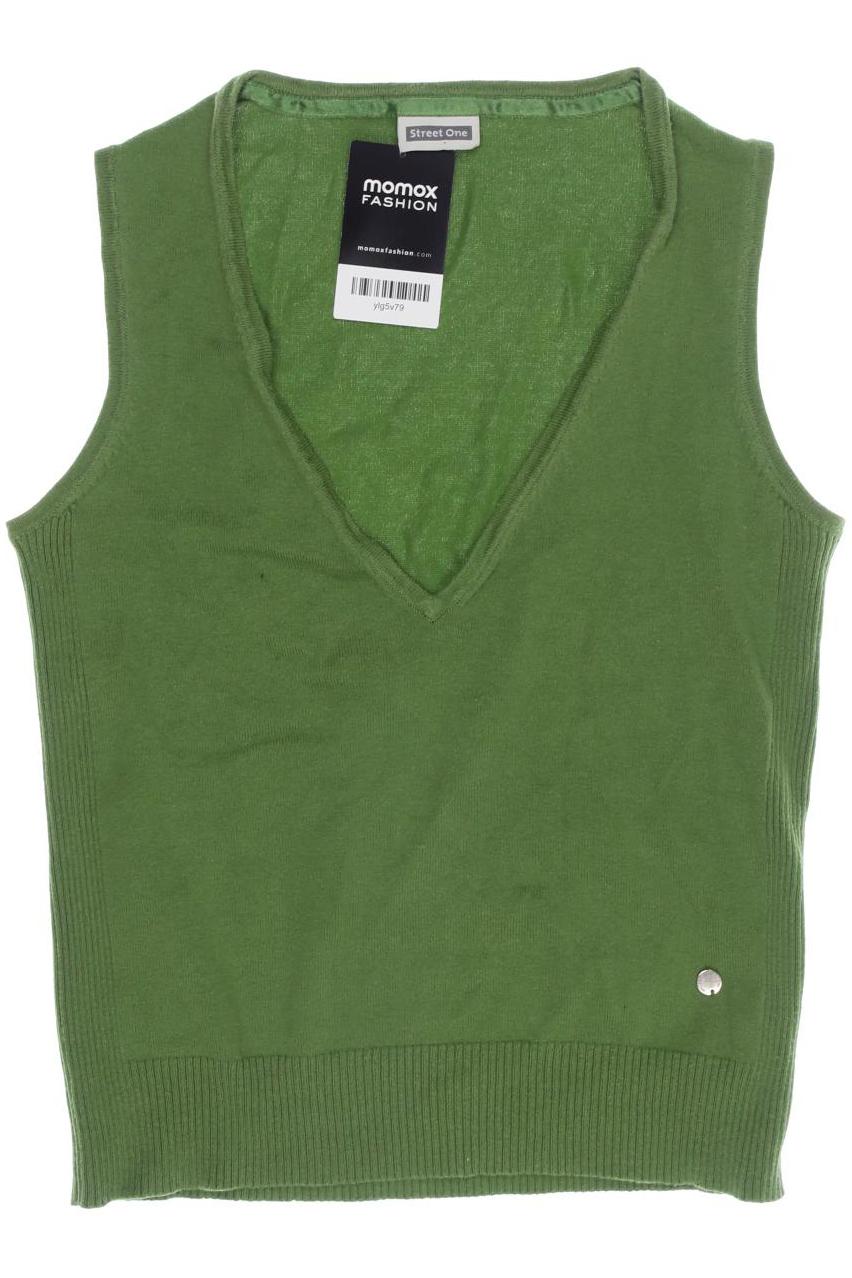 

Street One Damen Pullover, grün, Gr. 36