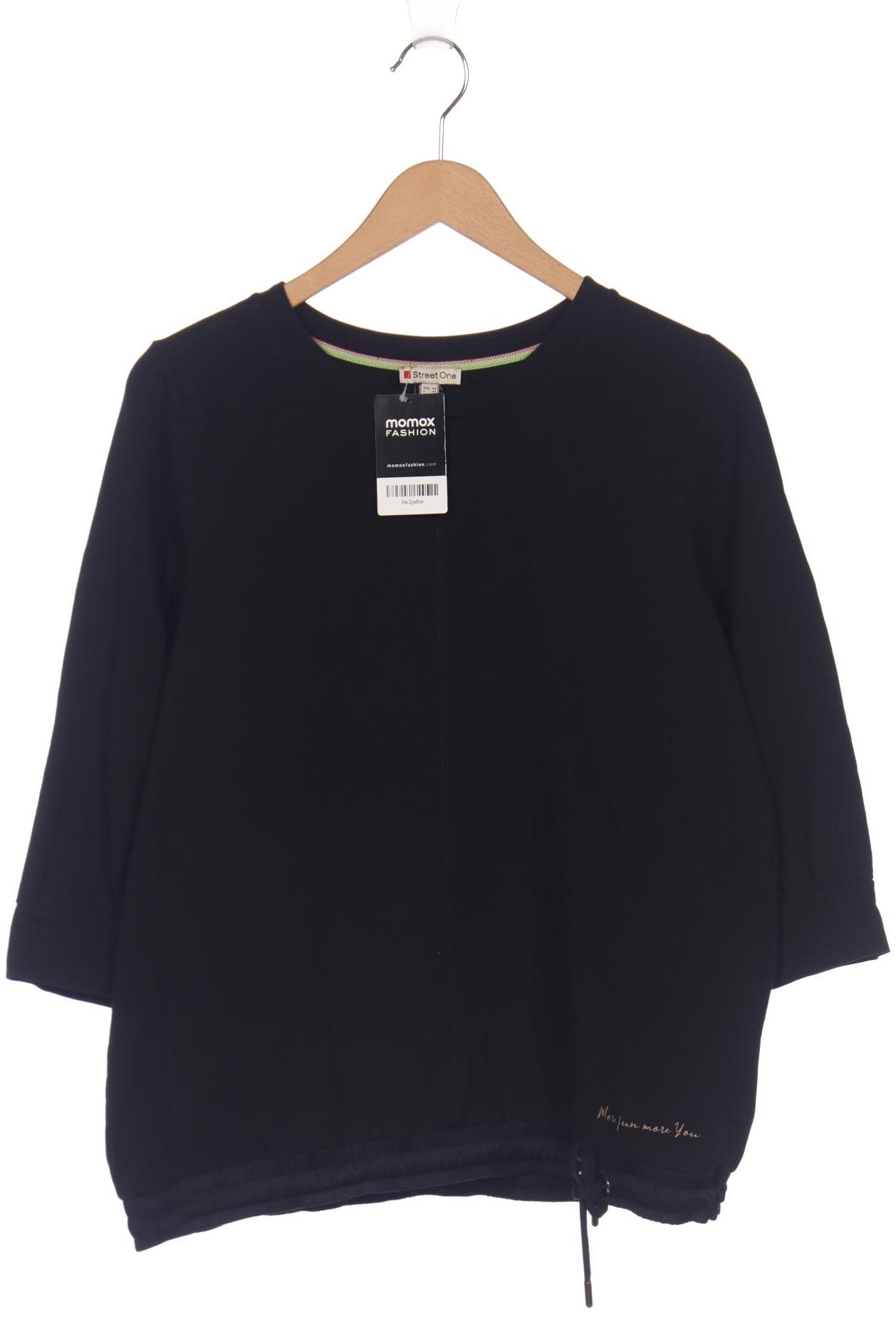 

Street One Damen Sweatshirt, schwarz, Gr. 42