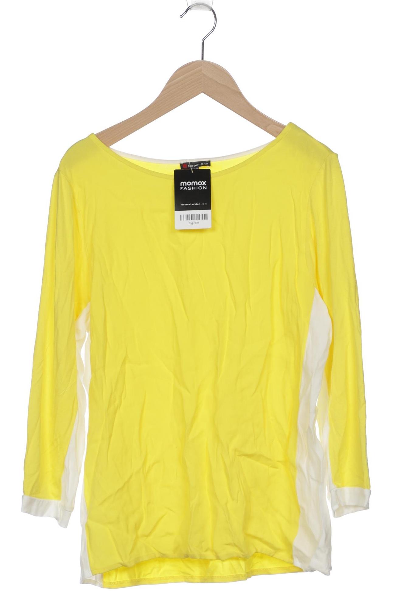 

Street One Damen Langarmshirt, gelb, Gr. 38