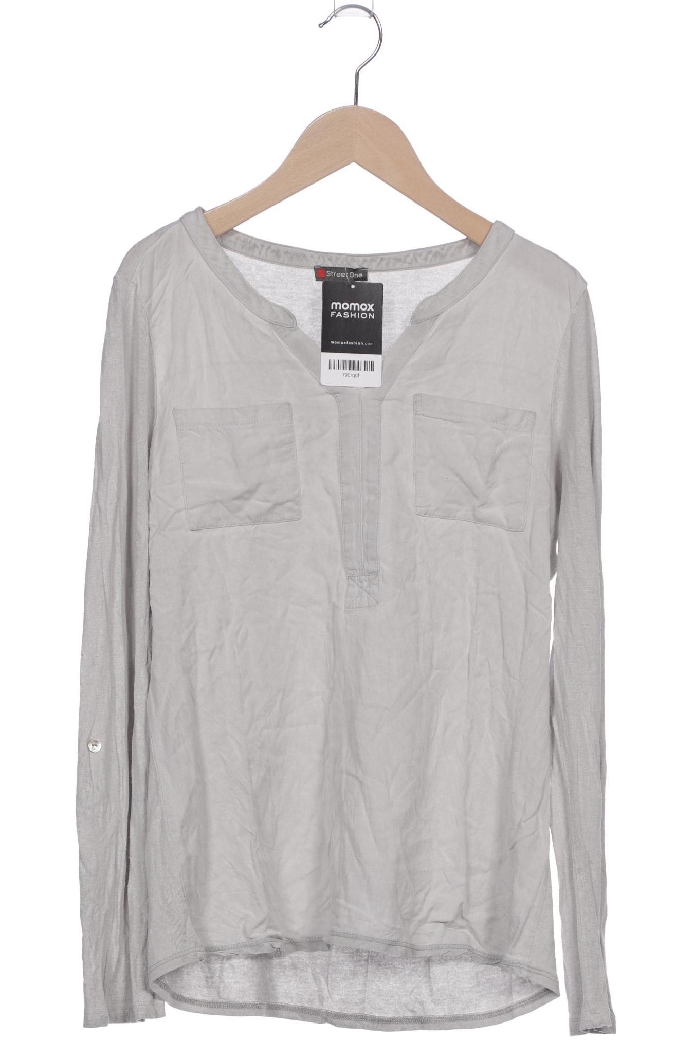 

Street One Damen Langarmshirt, grau, Gr. 36